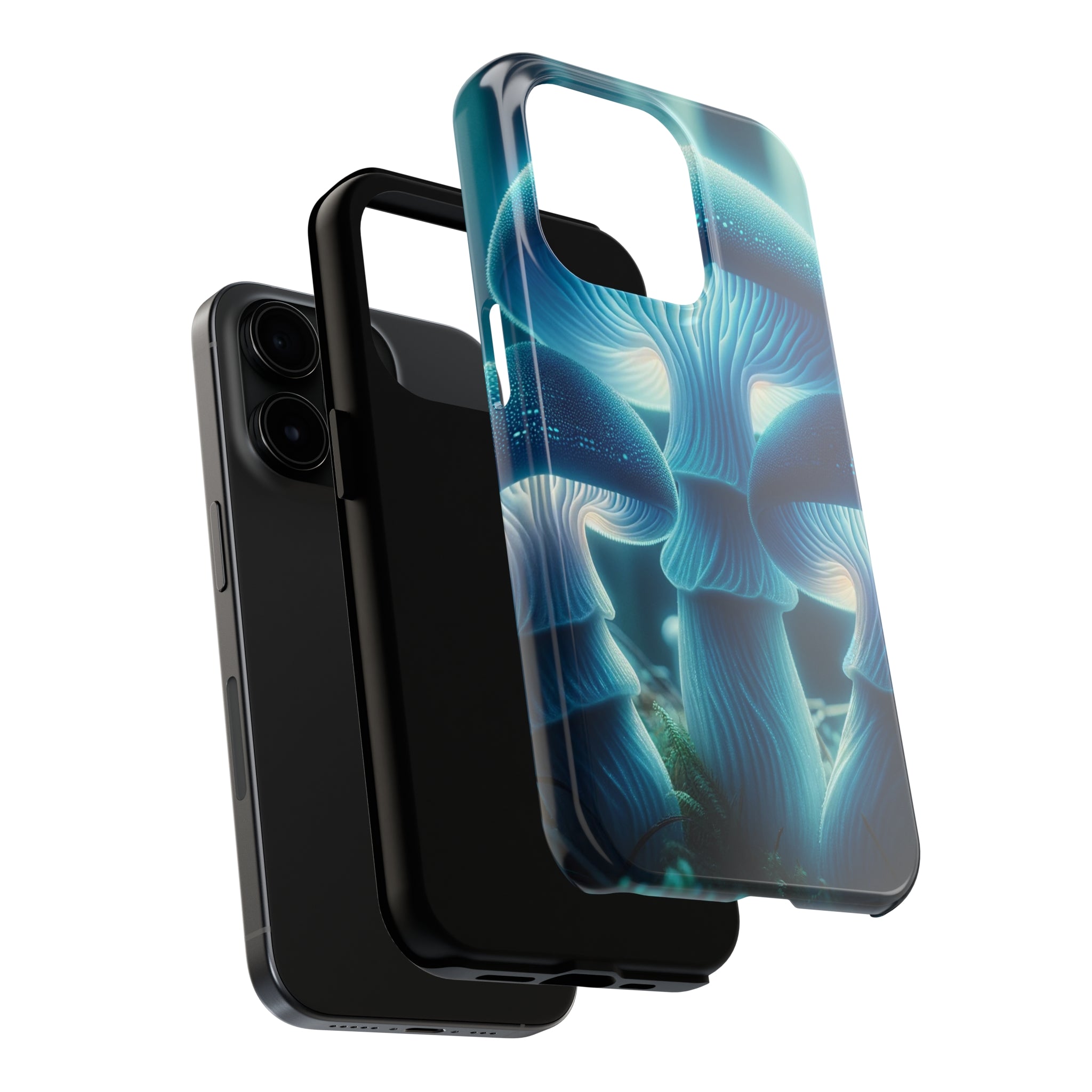 Blue Mushrooms - Tough Phone Case