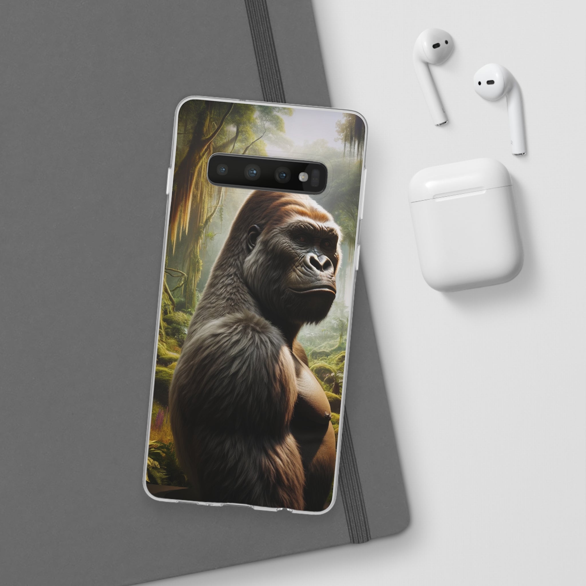 Curious Gorilla - Flexi Case (for Samsung only)