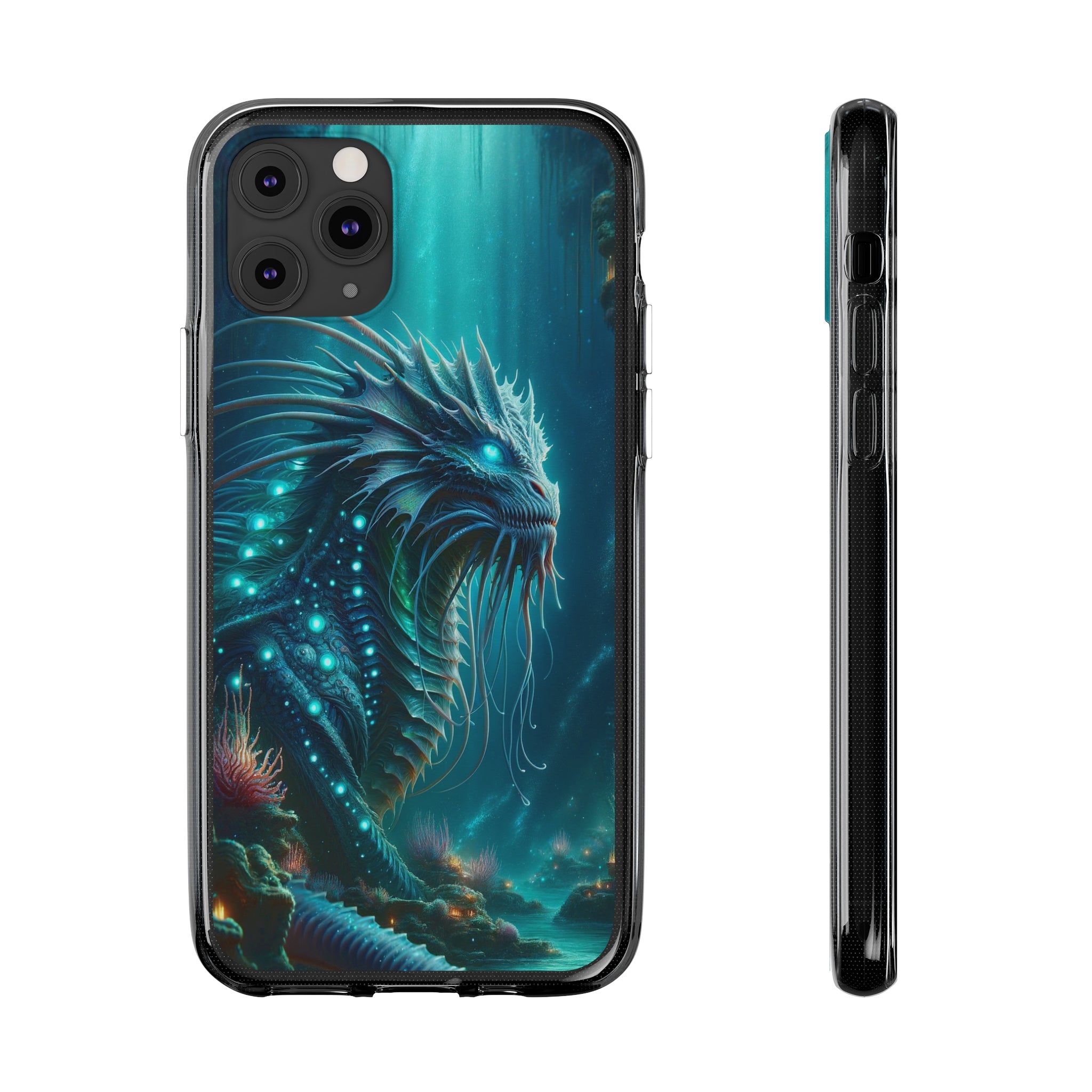 Sea monster - Soft Phone Case