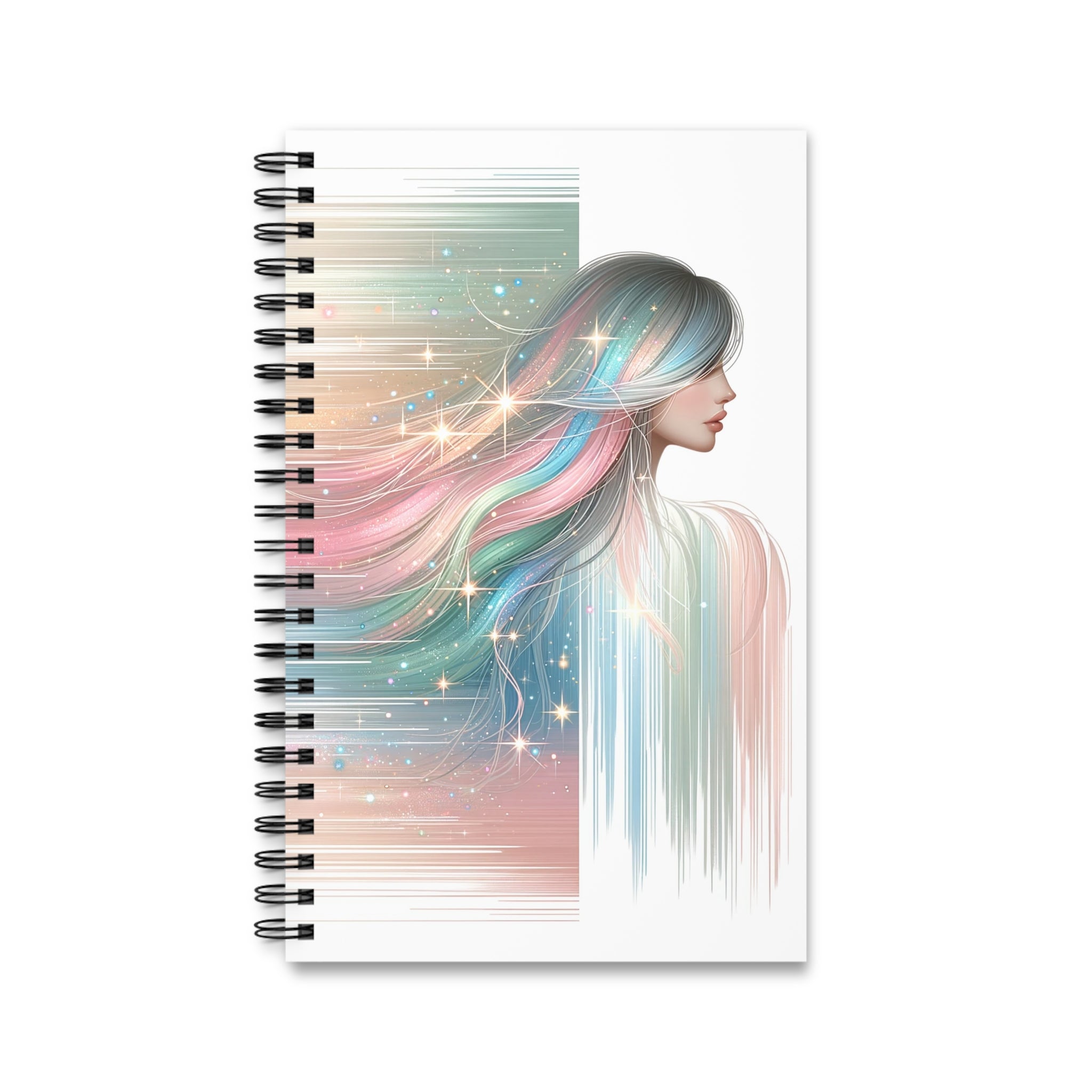 Lady with colourful hair - Spiral Journal (EU)