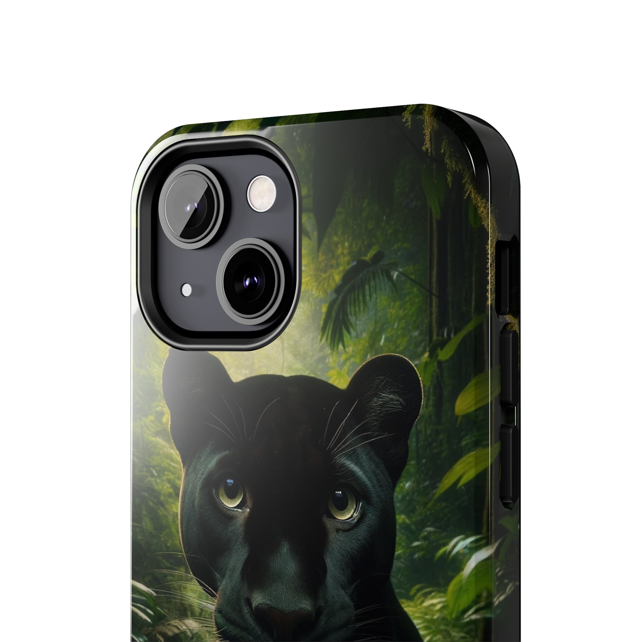 Curious black panther - Tough Phone Case