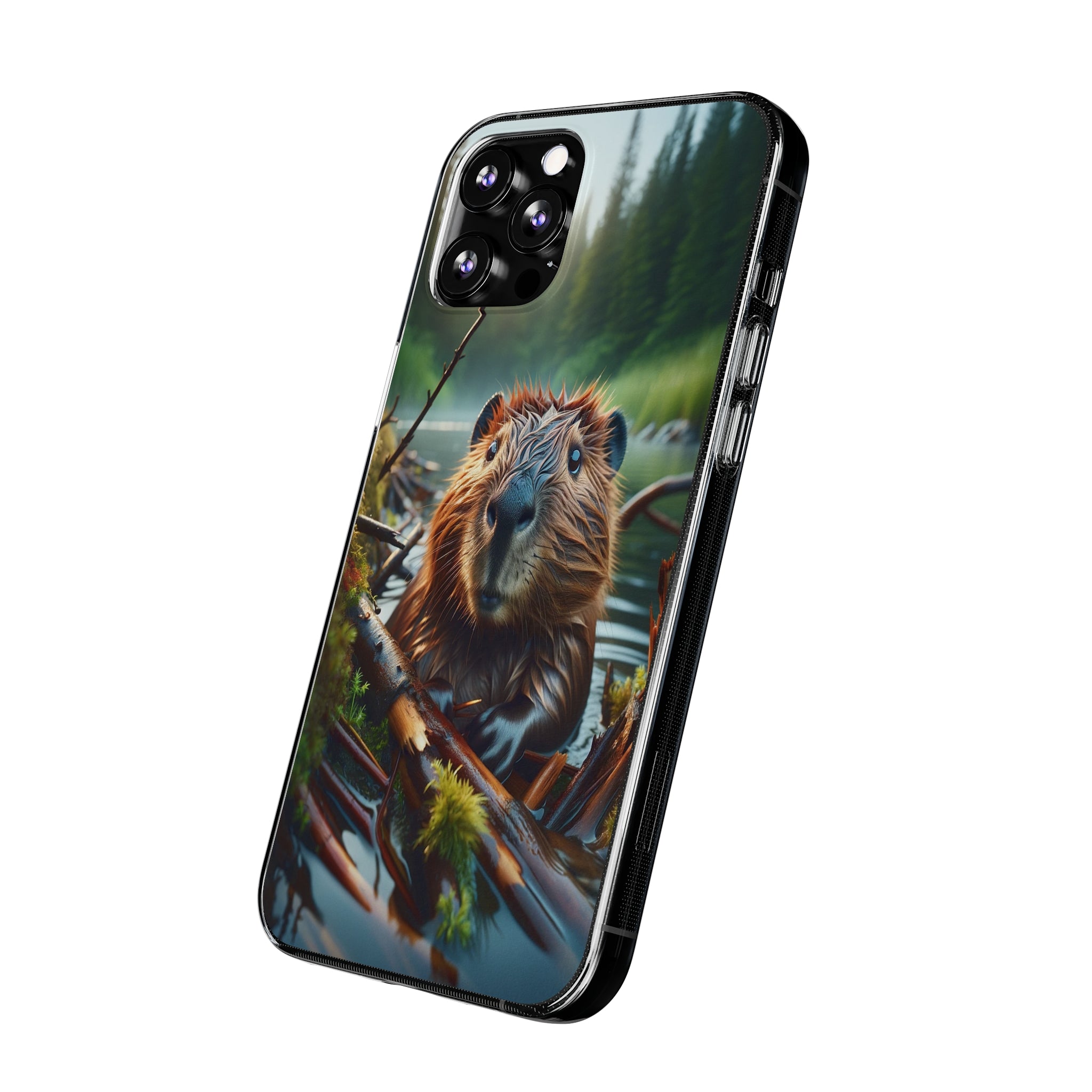 Curious Beaver - Soft Phone Case