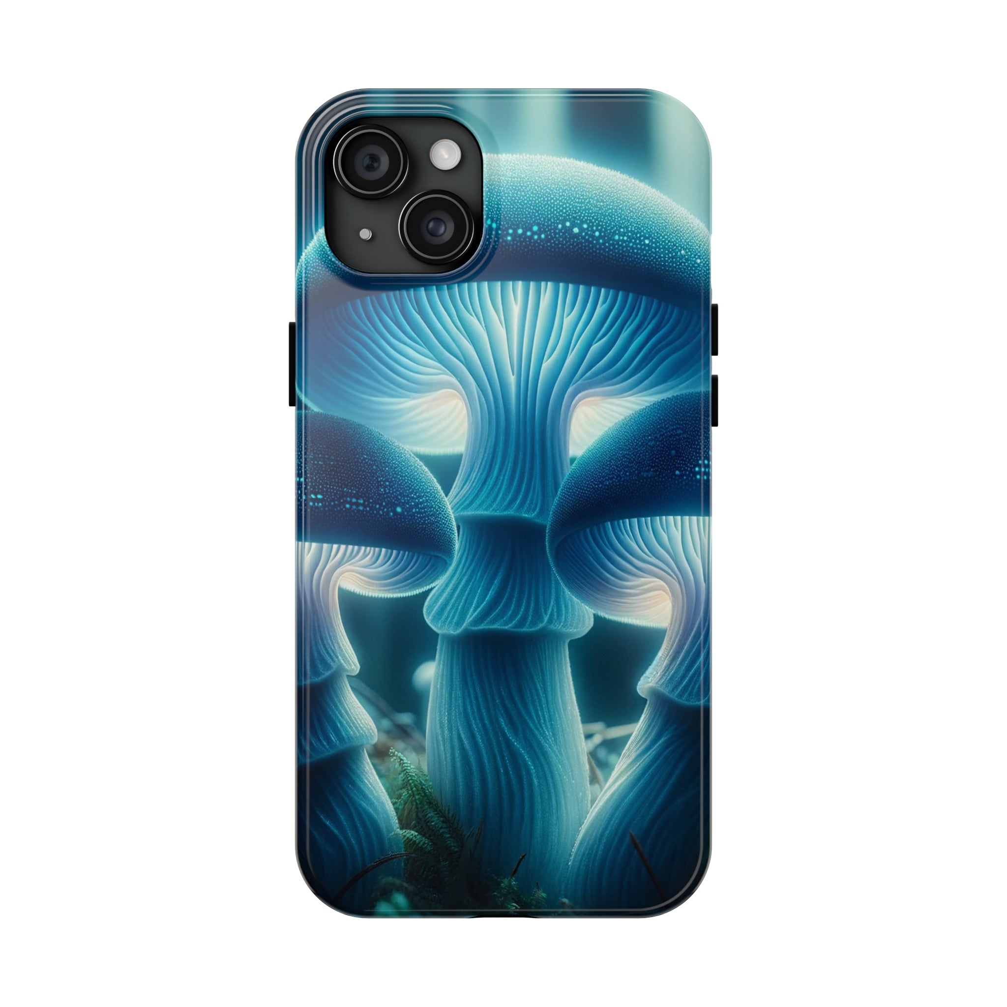 Blue Mushrooms - Tough Phone Case