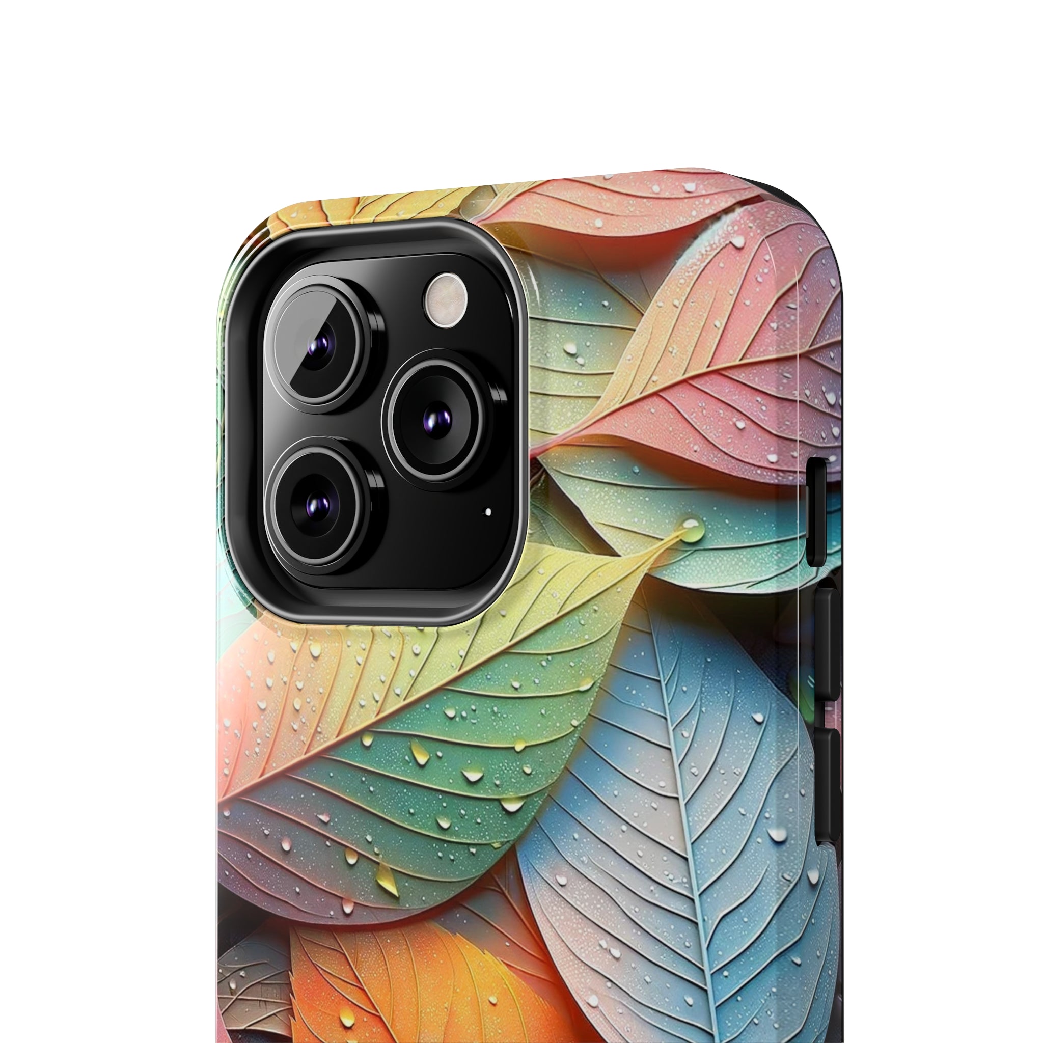 Pastel coloured leaves - Tough Phone Case