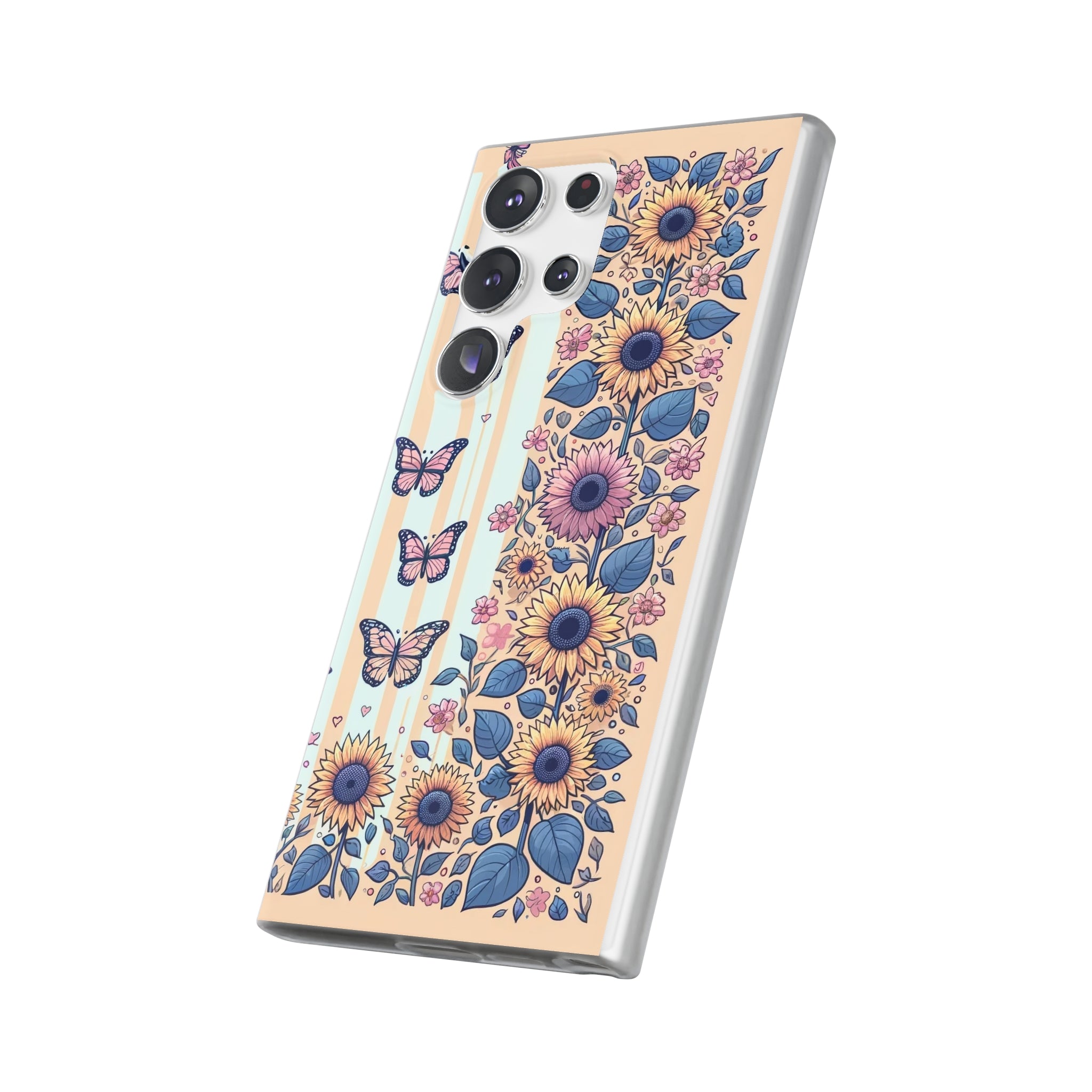 Sunflowers and butterflies - Flexi Case (Samsung only)