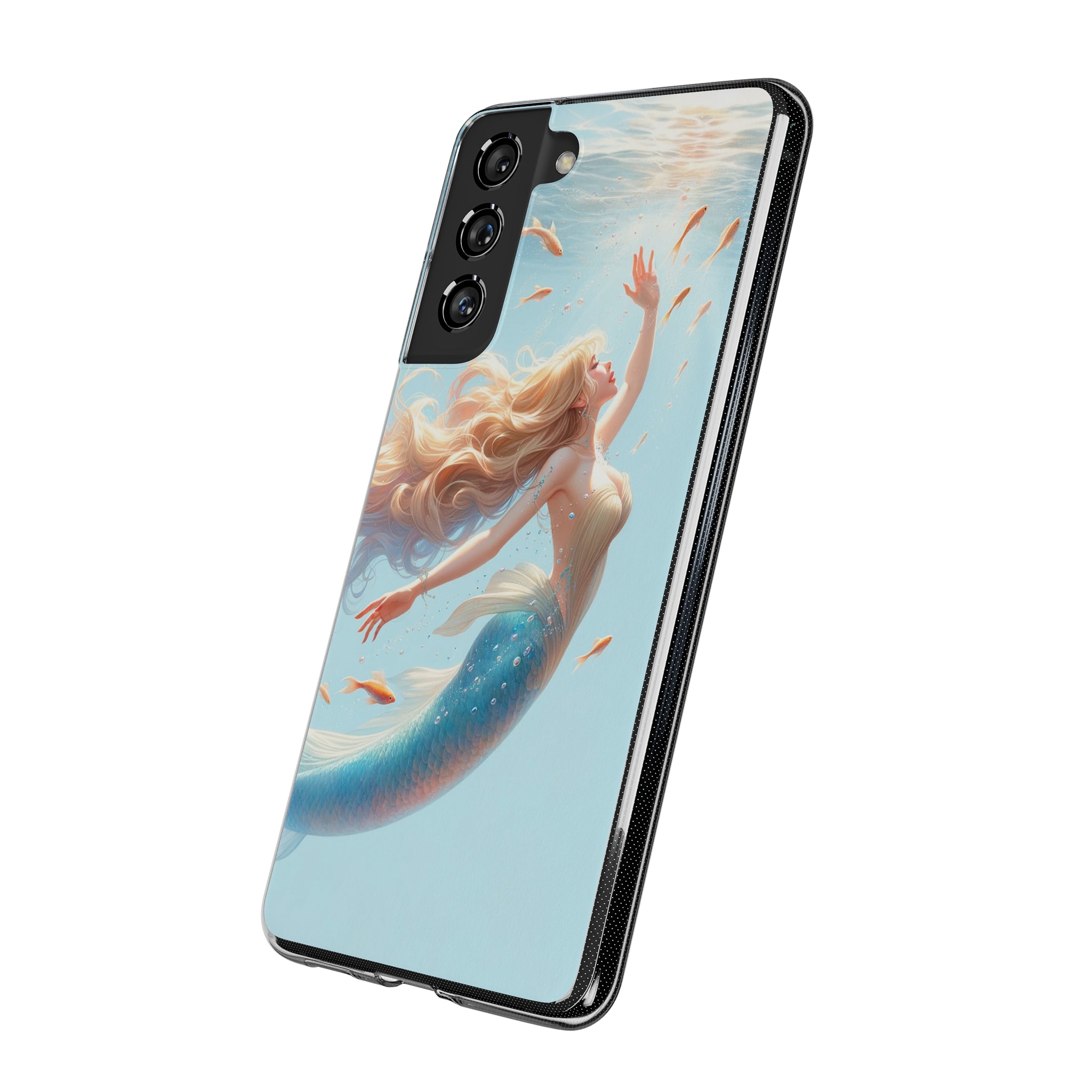 Blond Mermaid - Soft Phone Case