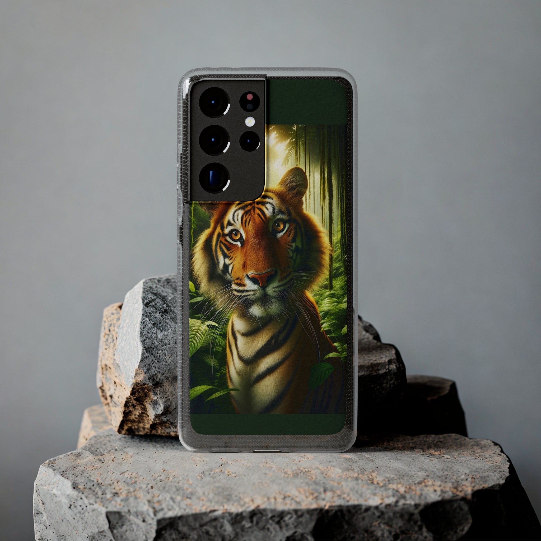 Curious Tiger - Soft Phone Cases