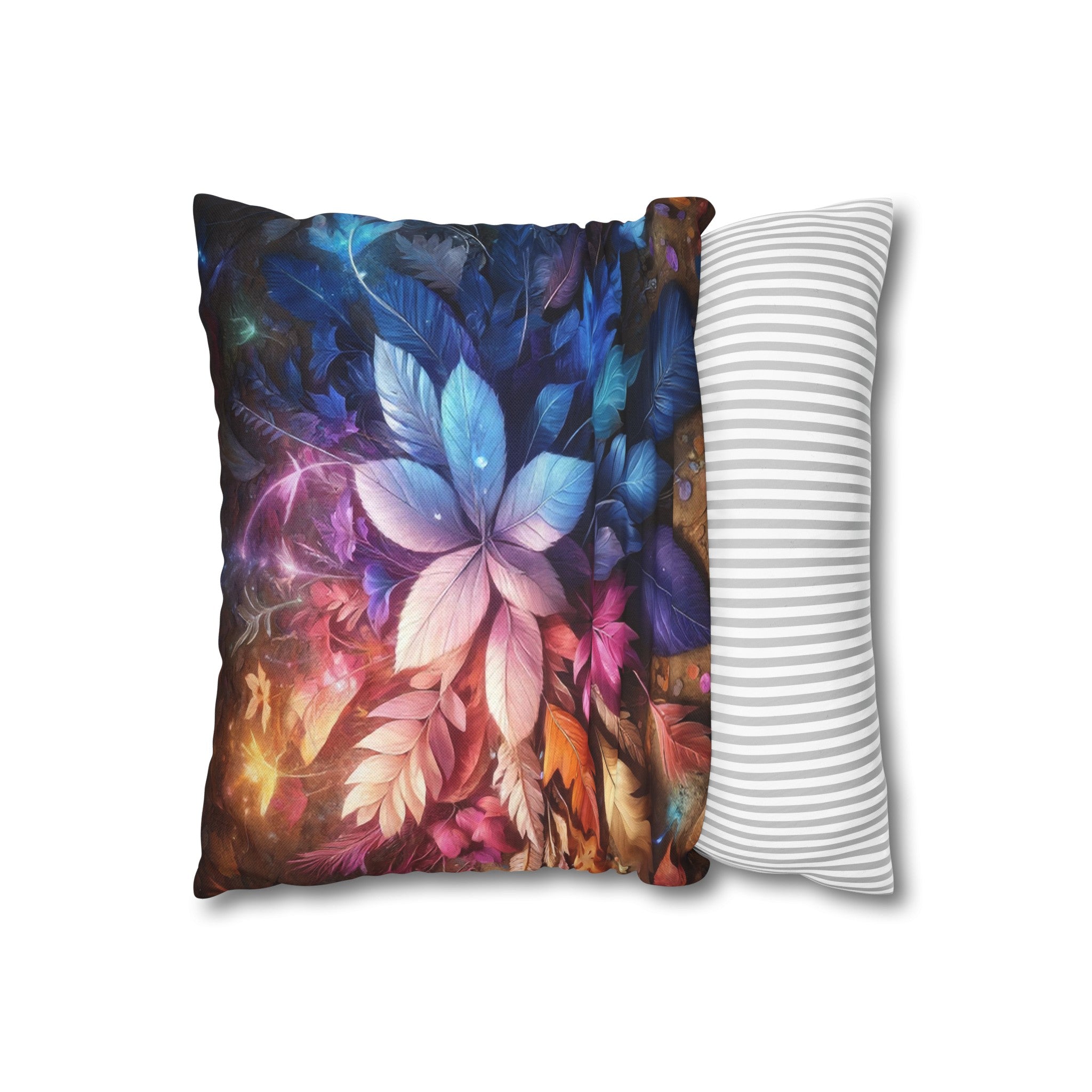 Magical Leaves 2 - Polyester Square Pillowcase