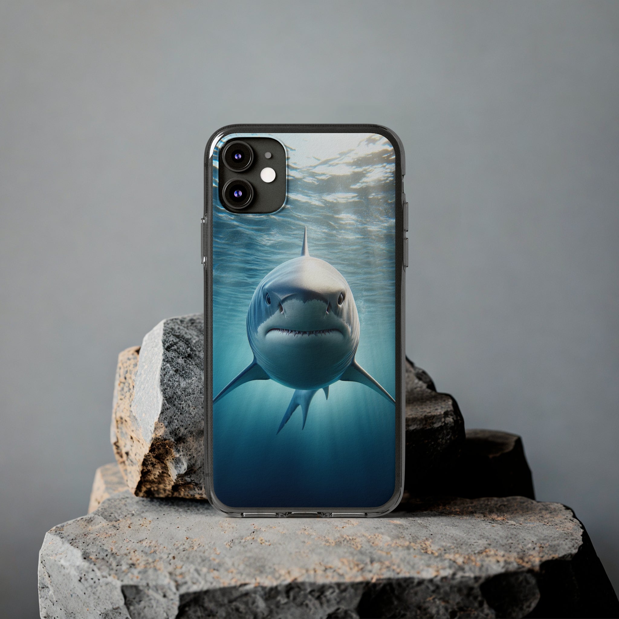 Curious Shark - Soft Phone Case