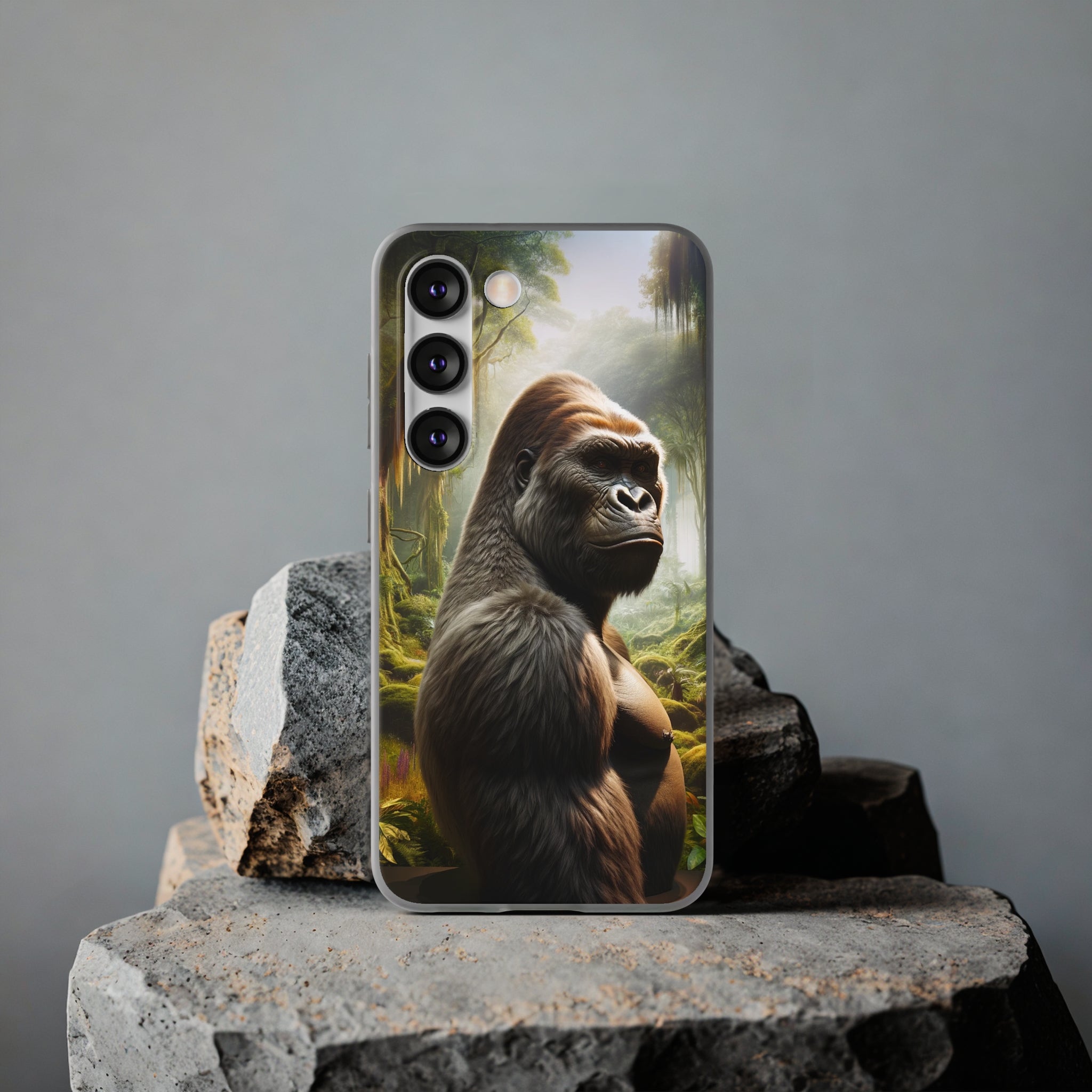 Curious Gorilla - Flexi Case (for Samsung only)