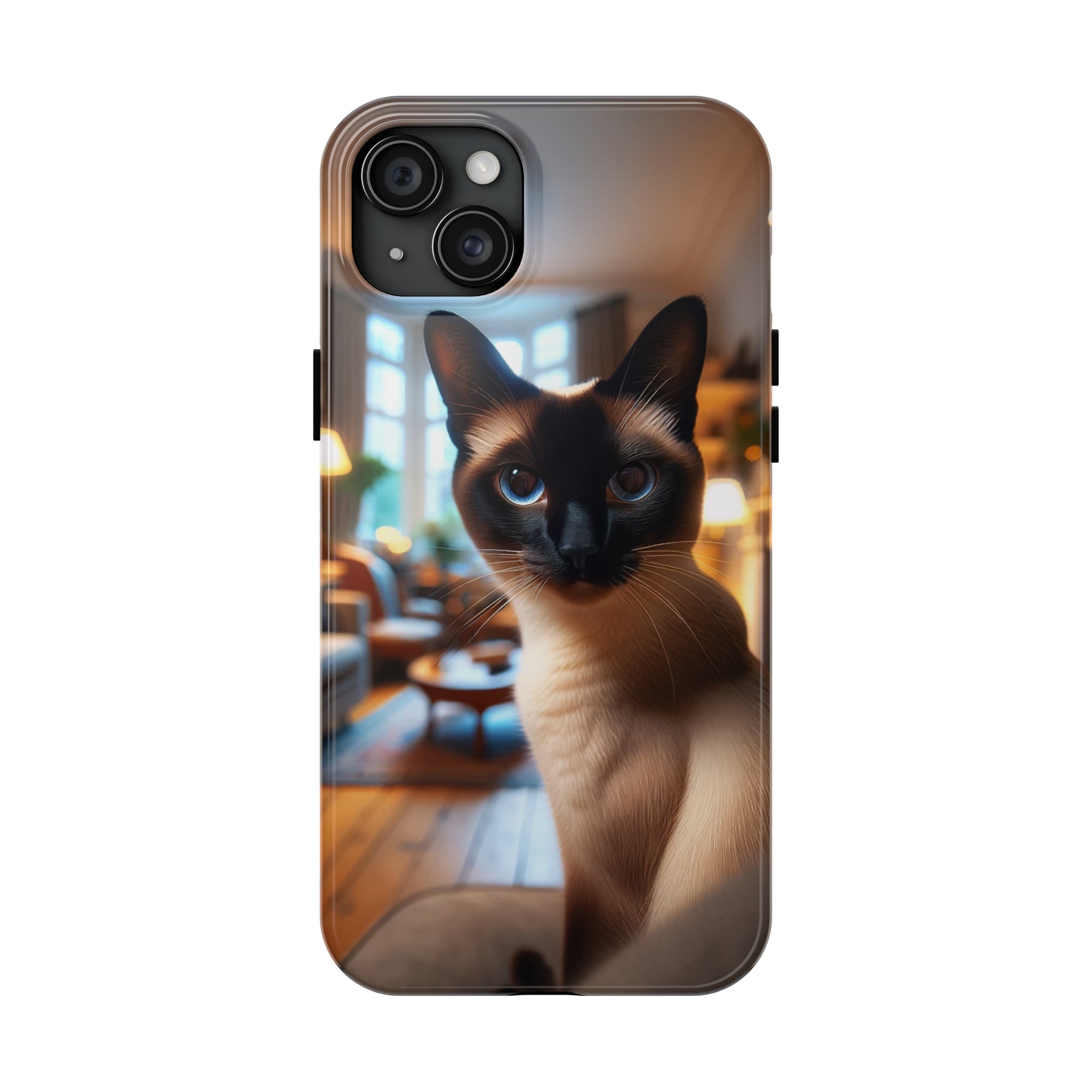 Curious cat - Tough Phone Case