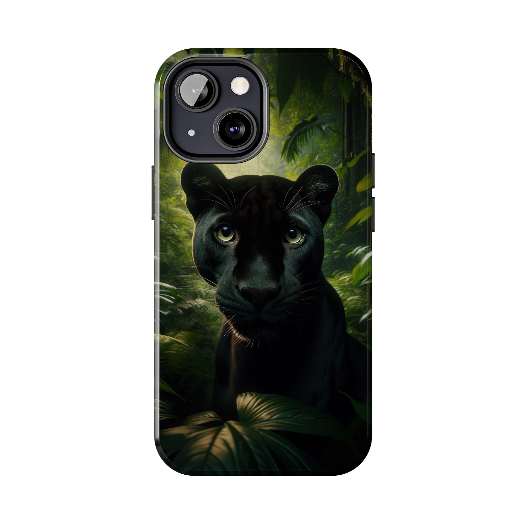 Curious black panther - Tough Phone Case