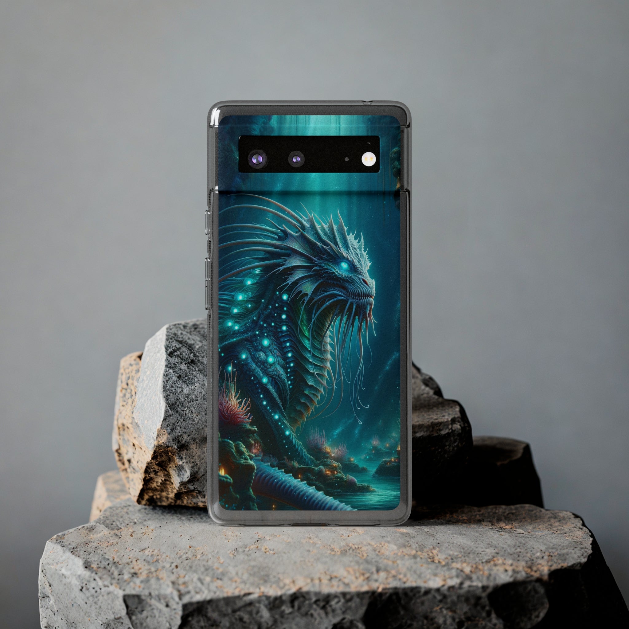 Sea monster - Soft Phone Case