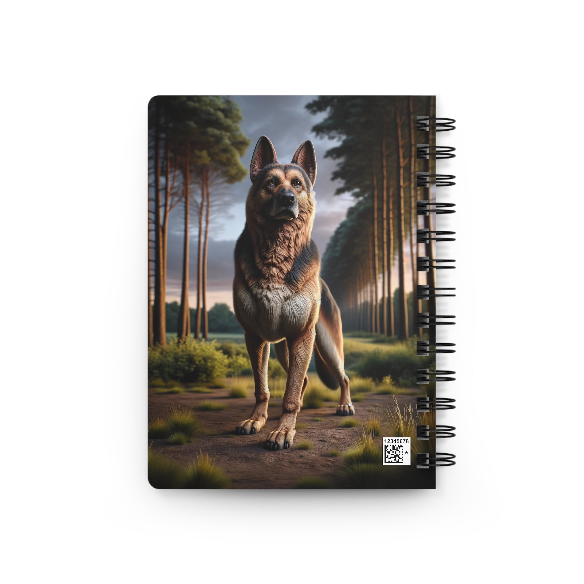 A curious dog - Spiral Notebook