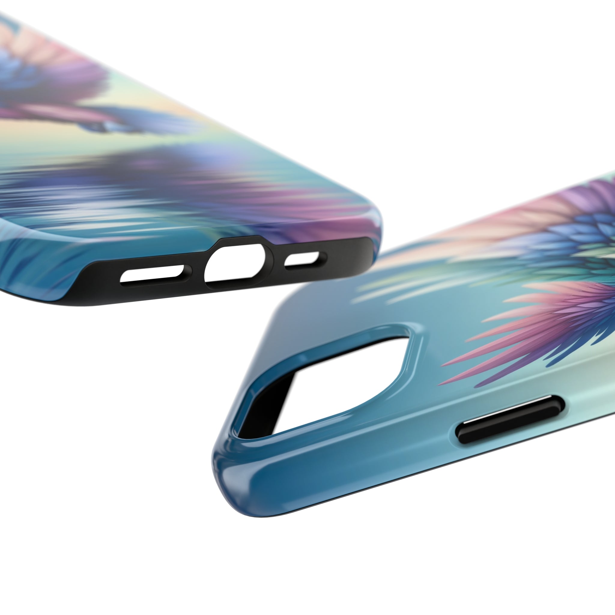 Eagle with colourful feathers - Tough Phone Case