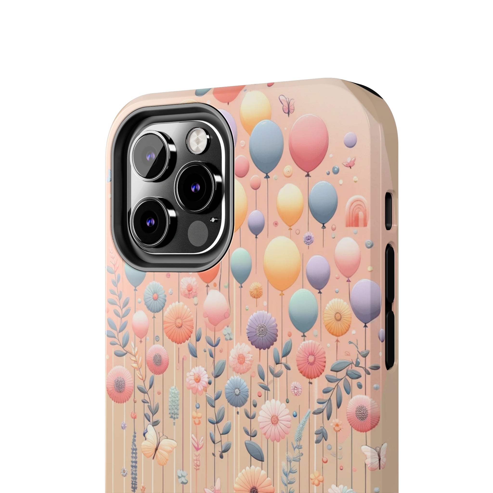 Balloons and flowers - Tough Phone Case