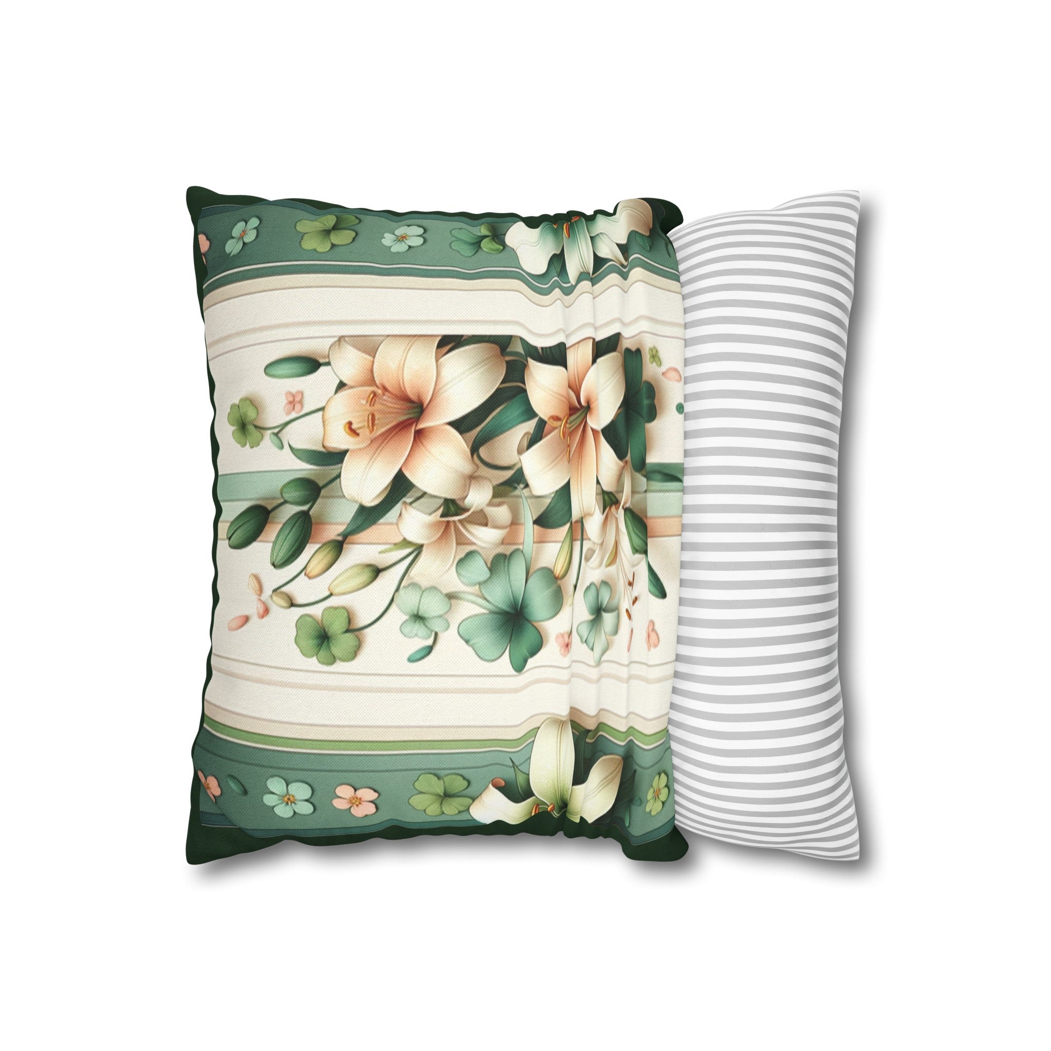 Lilies 2 - Polyester Square Pillowcase