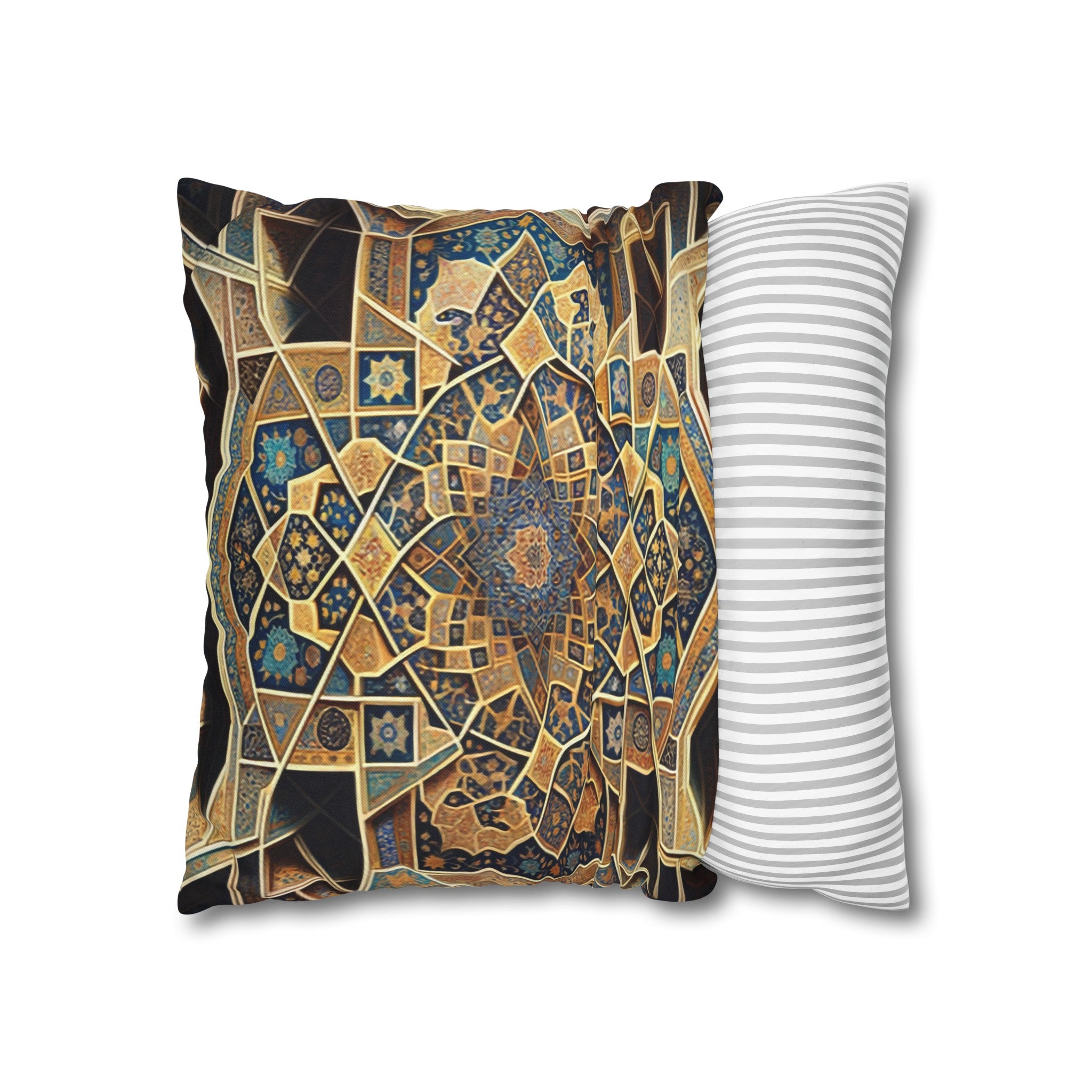 Persian Art (3) - Polyester Square Pillowcase