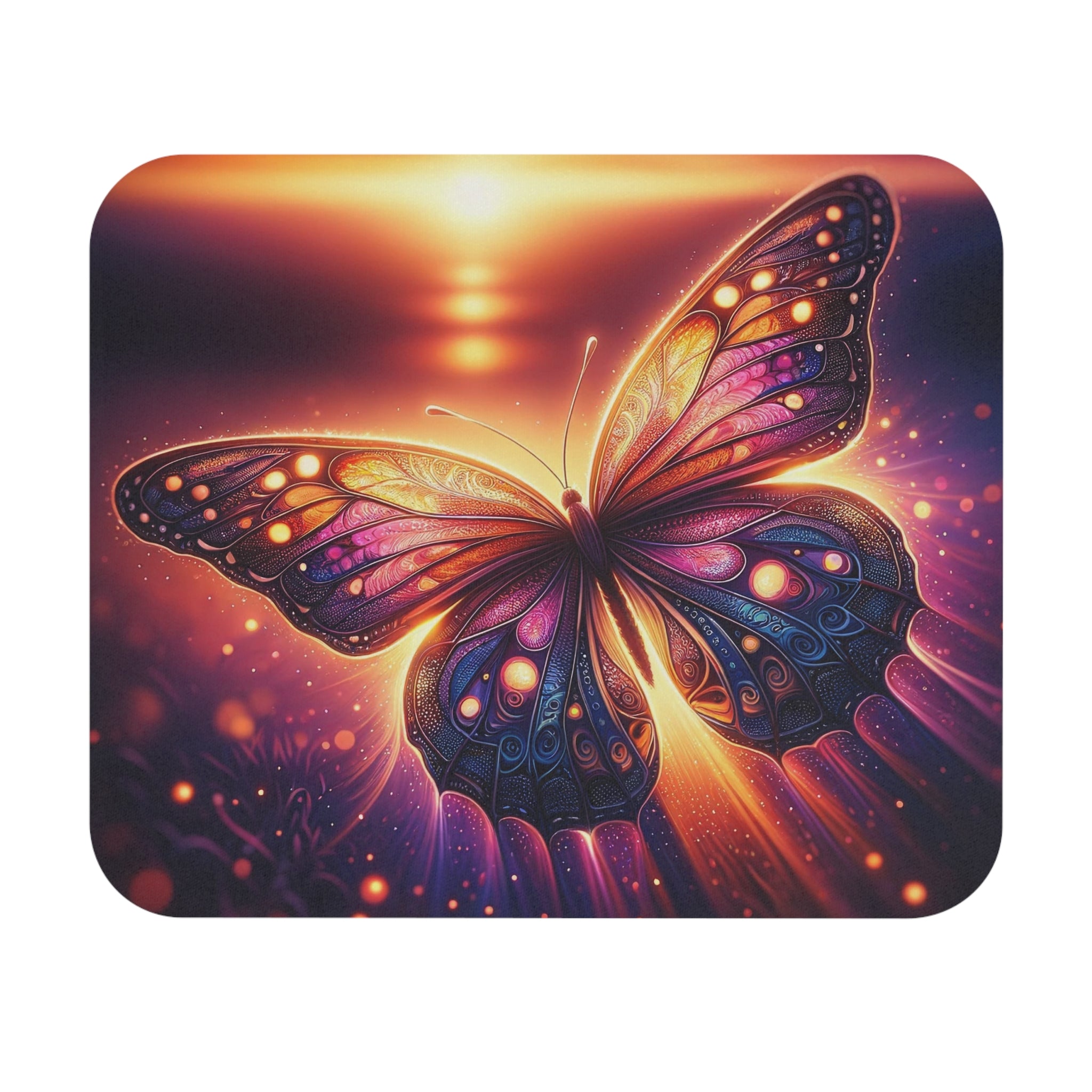 A purple butterfly - Mouse Pad (Rectangle)