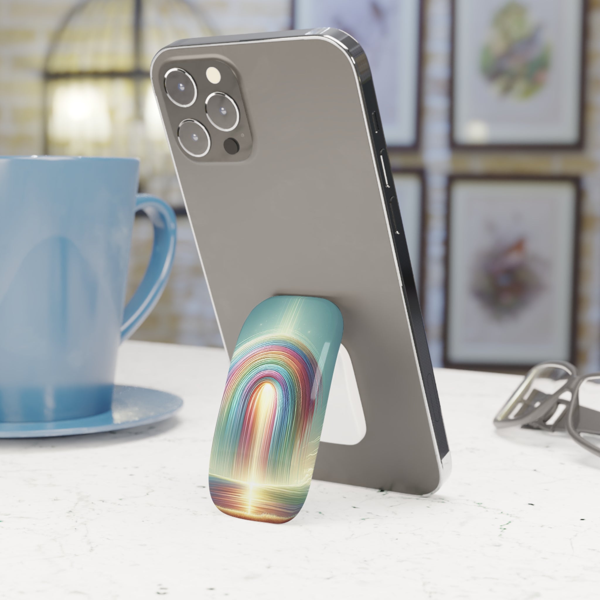 Rainbow - Phone Click-On Grip