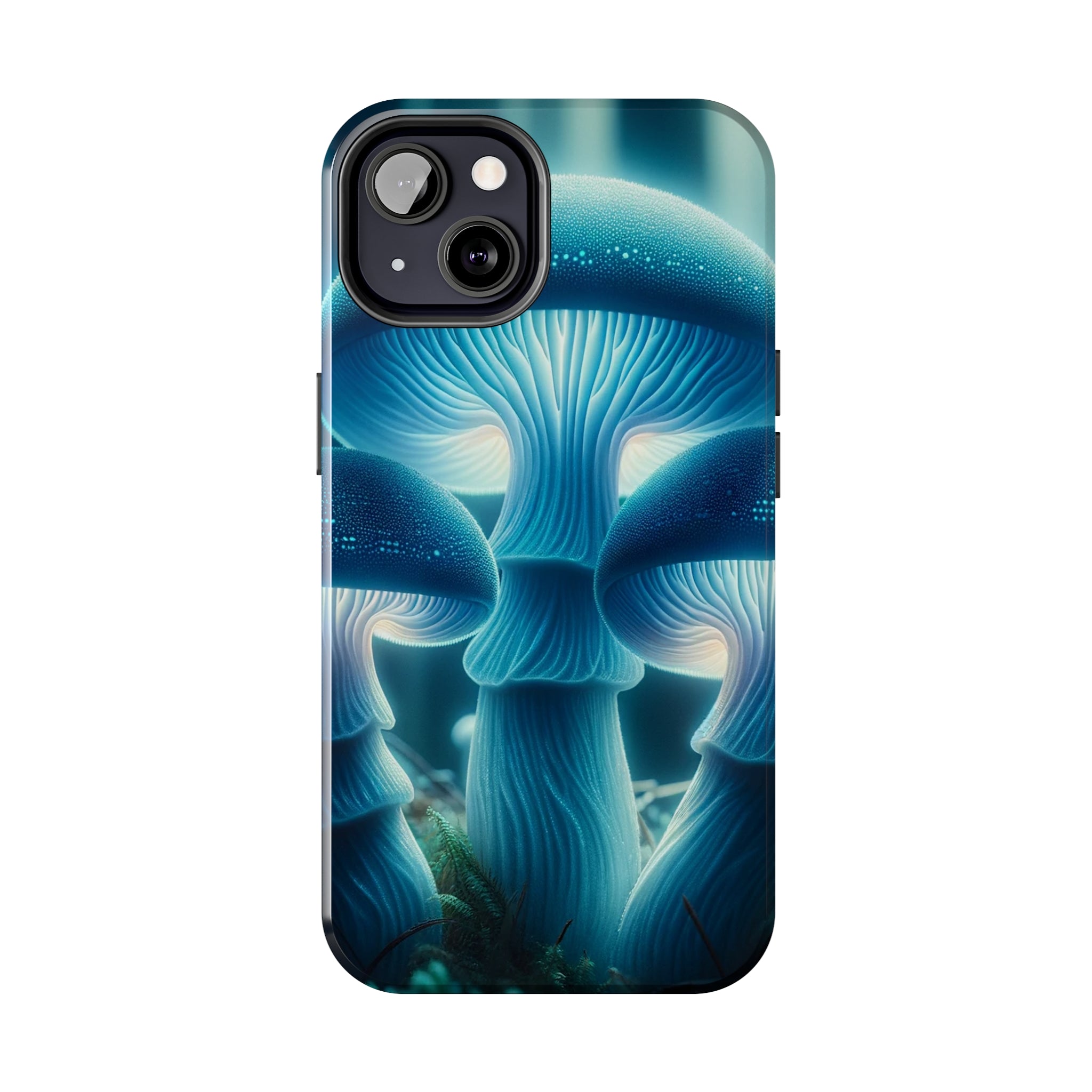 Blue Mushrooms - Tough Phone Case