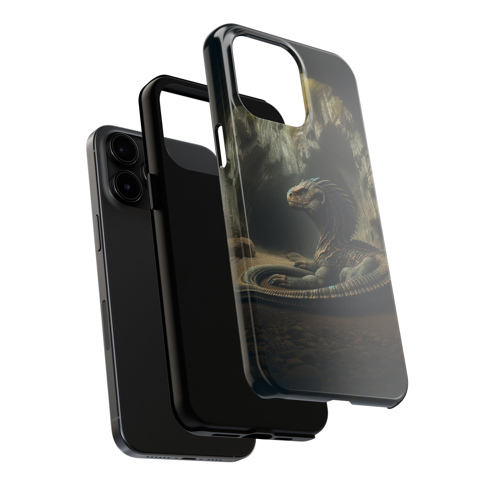 Basilisk in a cave - Tough Phone Case