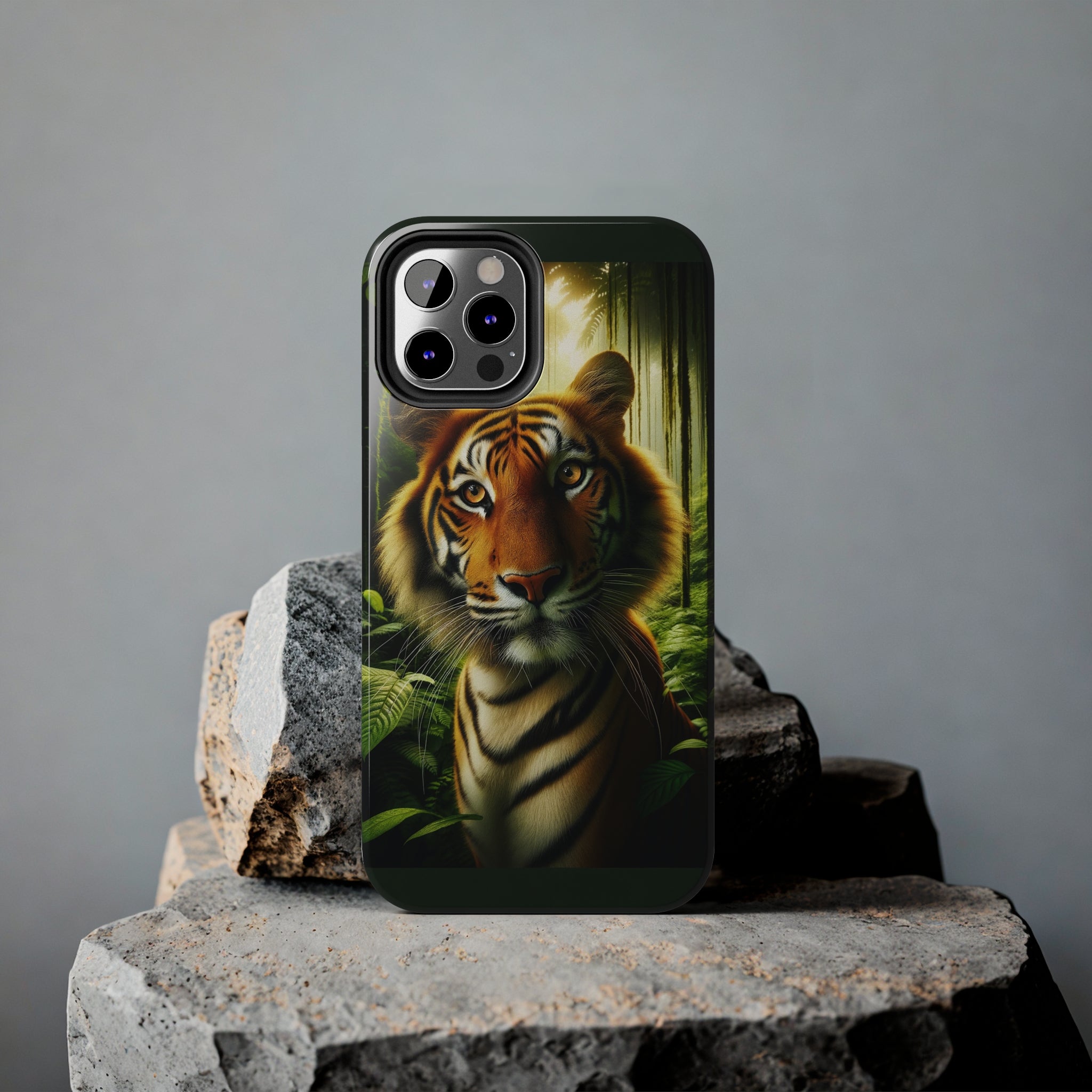 Curious Tiger - Tough Phone Case