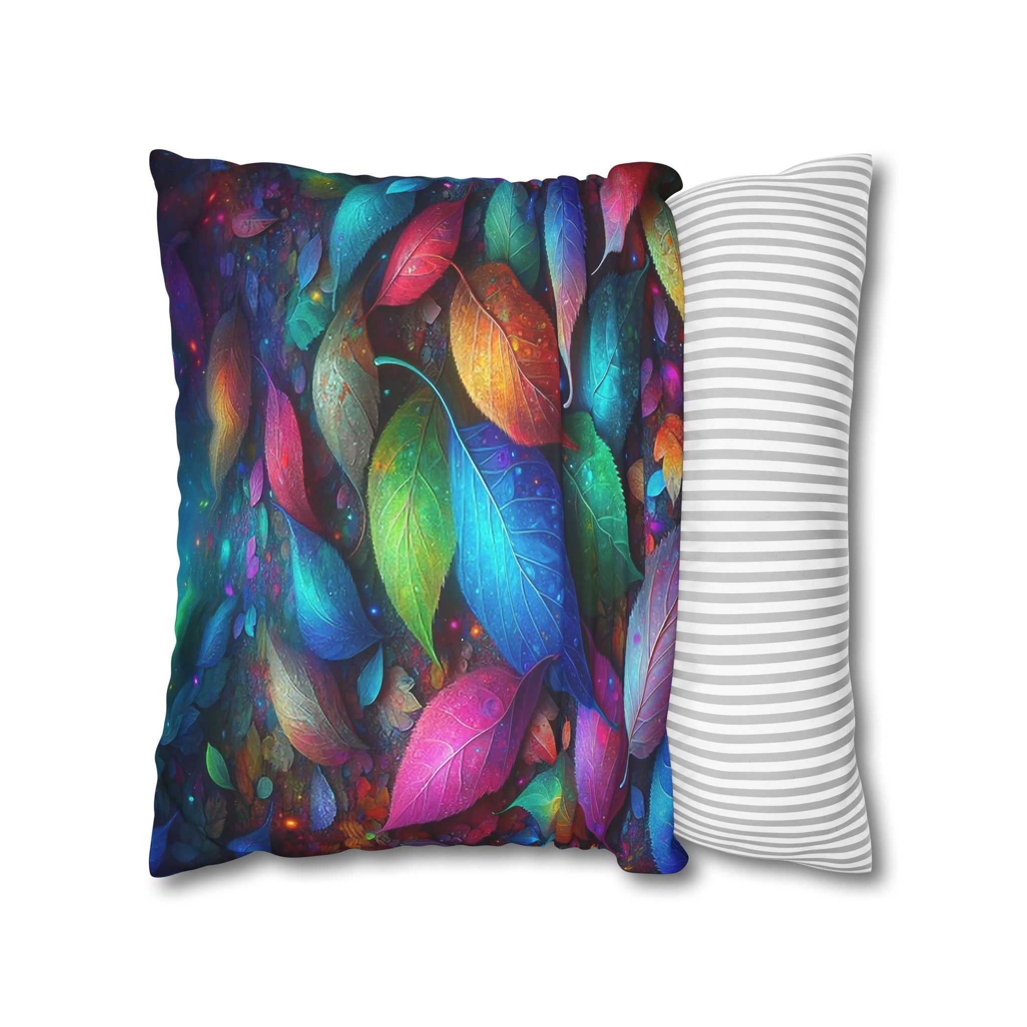 Magical leaves (3) - Suede Square Pillowcase