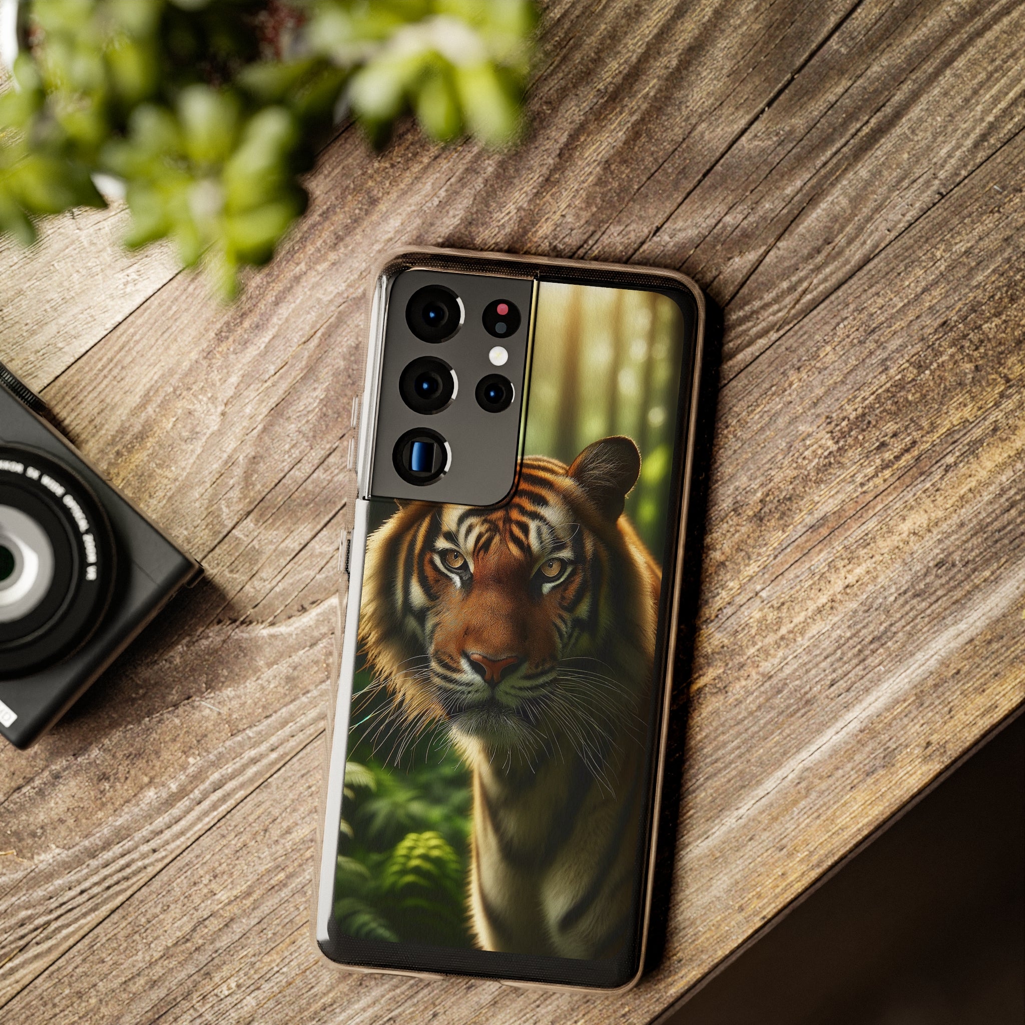 Curious Tiger - Soft Phone Case