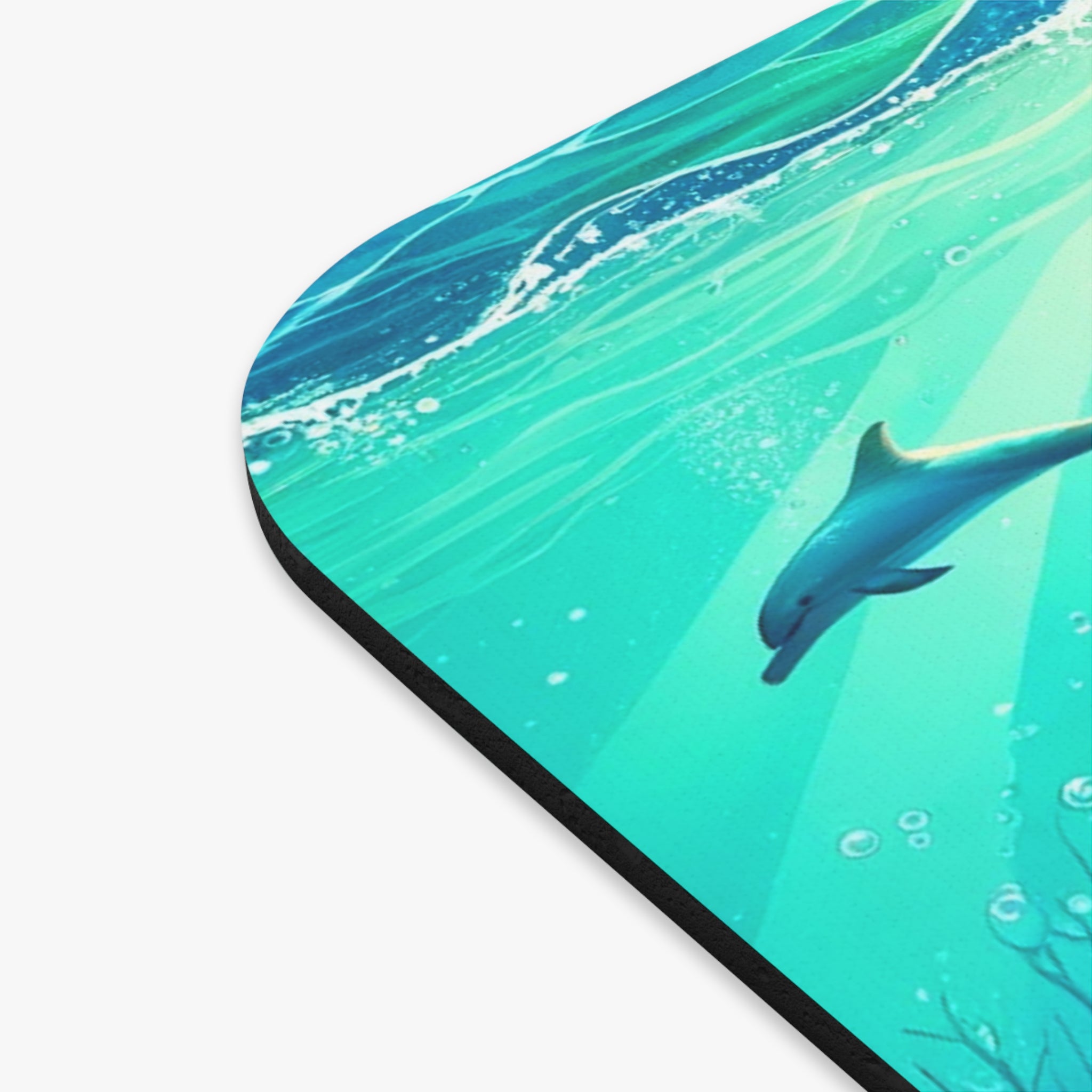 Dolphins in turquoise water - Mouse Pad (Rectangle)