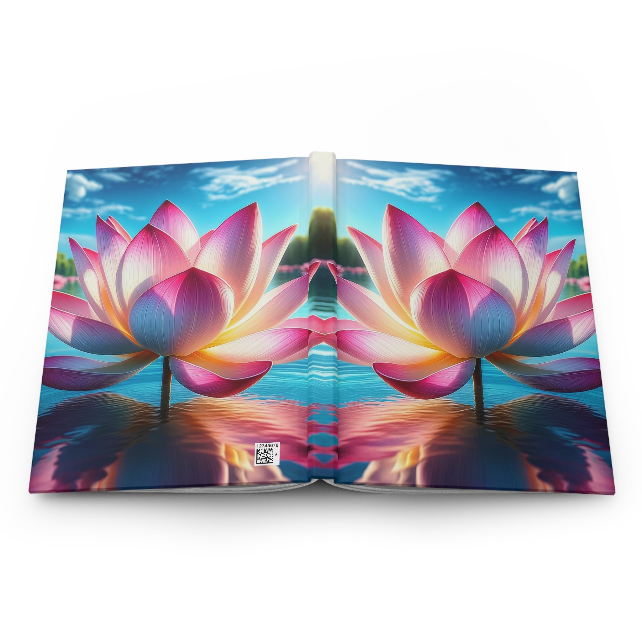 Lotus flower - Hardcover Notebook