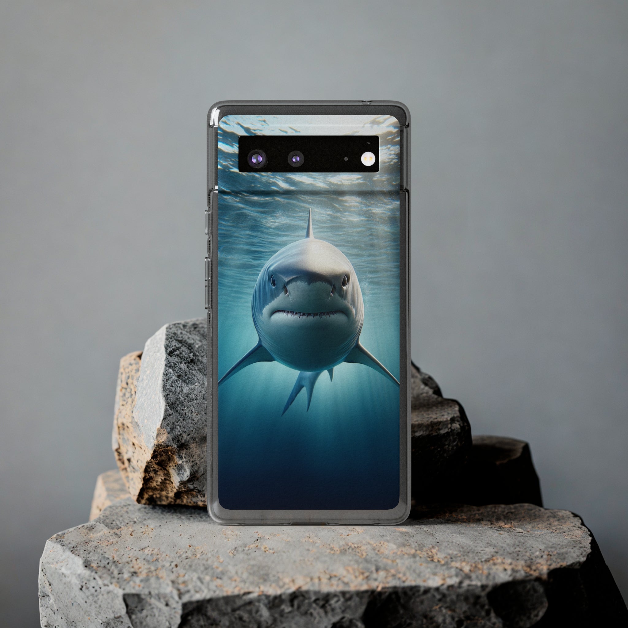 Curious Shark - Soft Phone Case