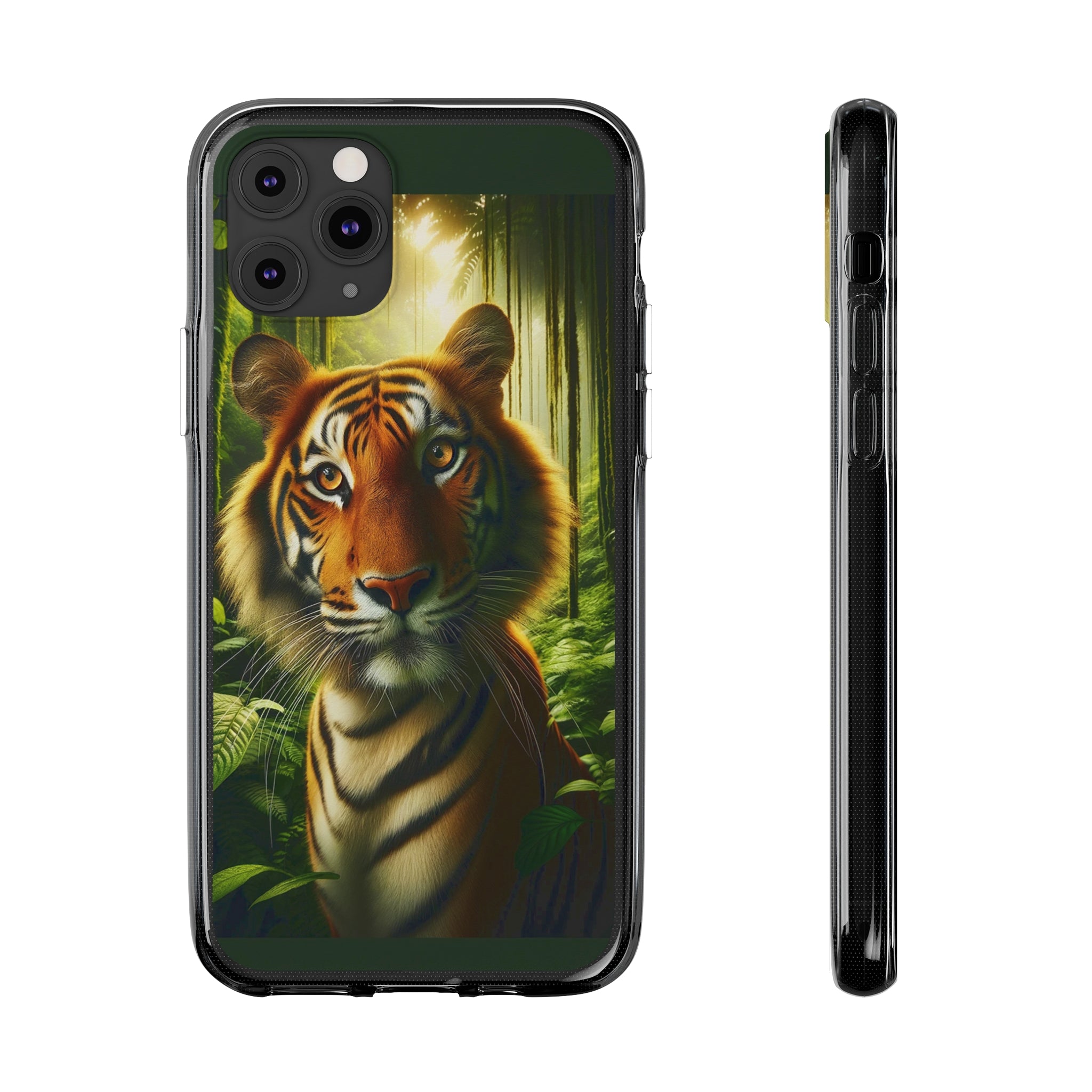 Curious Tiger - Soft Phone Cases