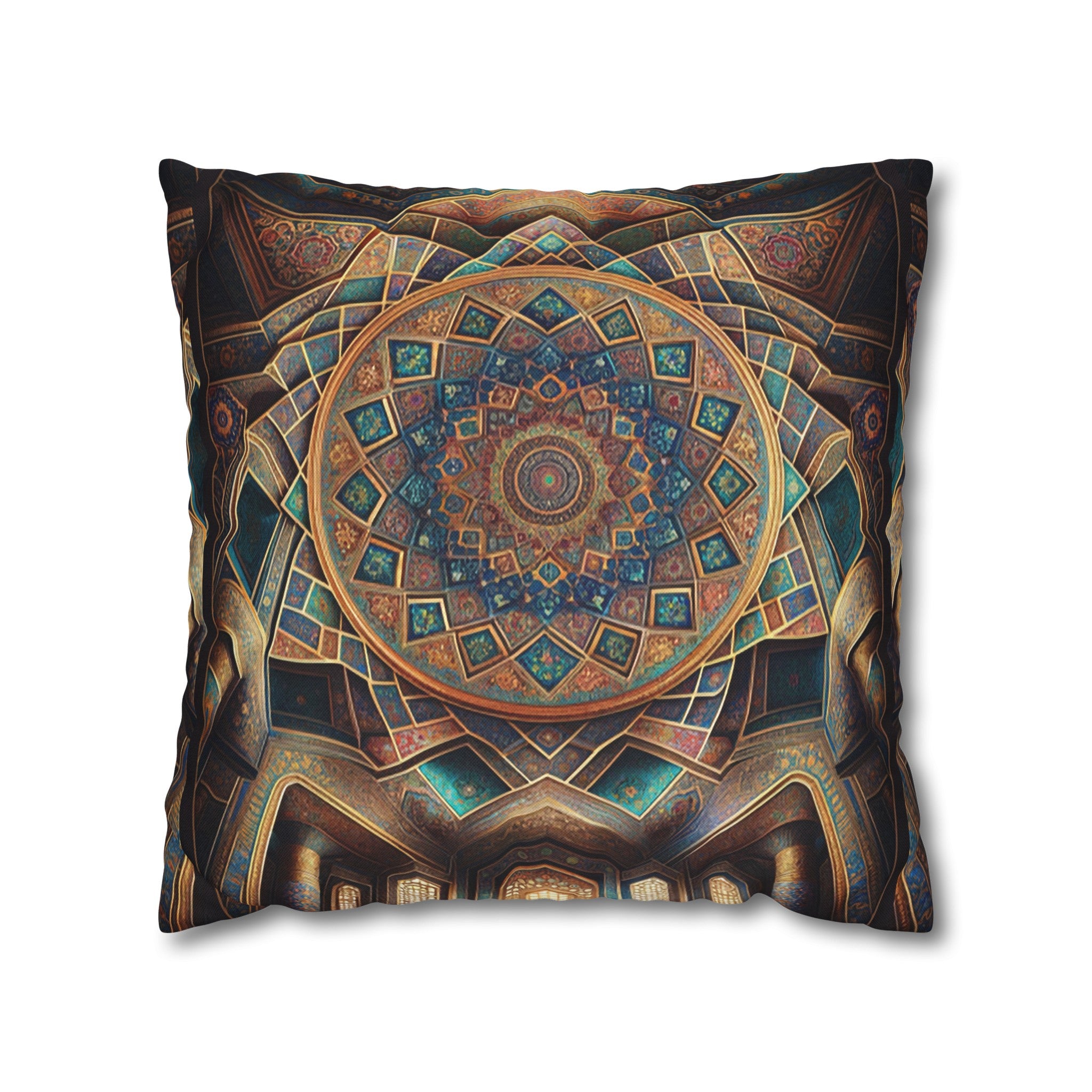 Persian Art 5 - Polyester Square Pillowcase