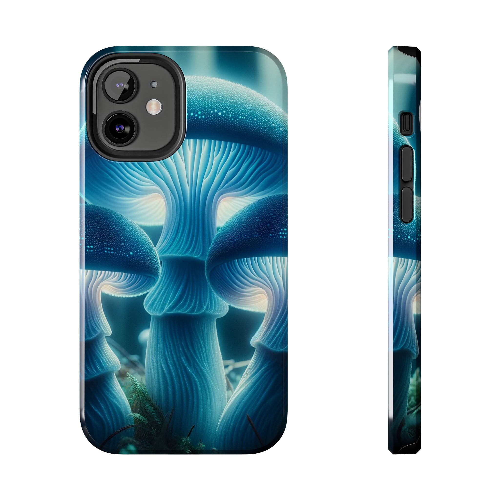 Blue Mushrooms - Tough Phone Case