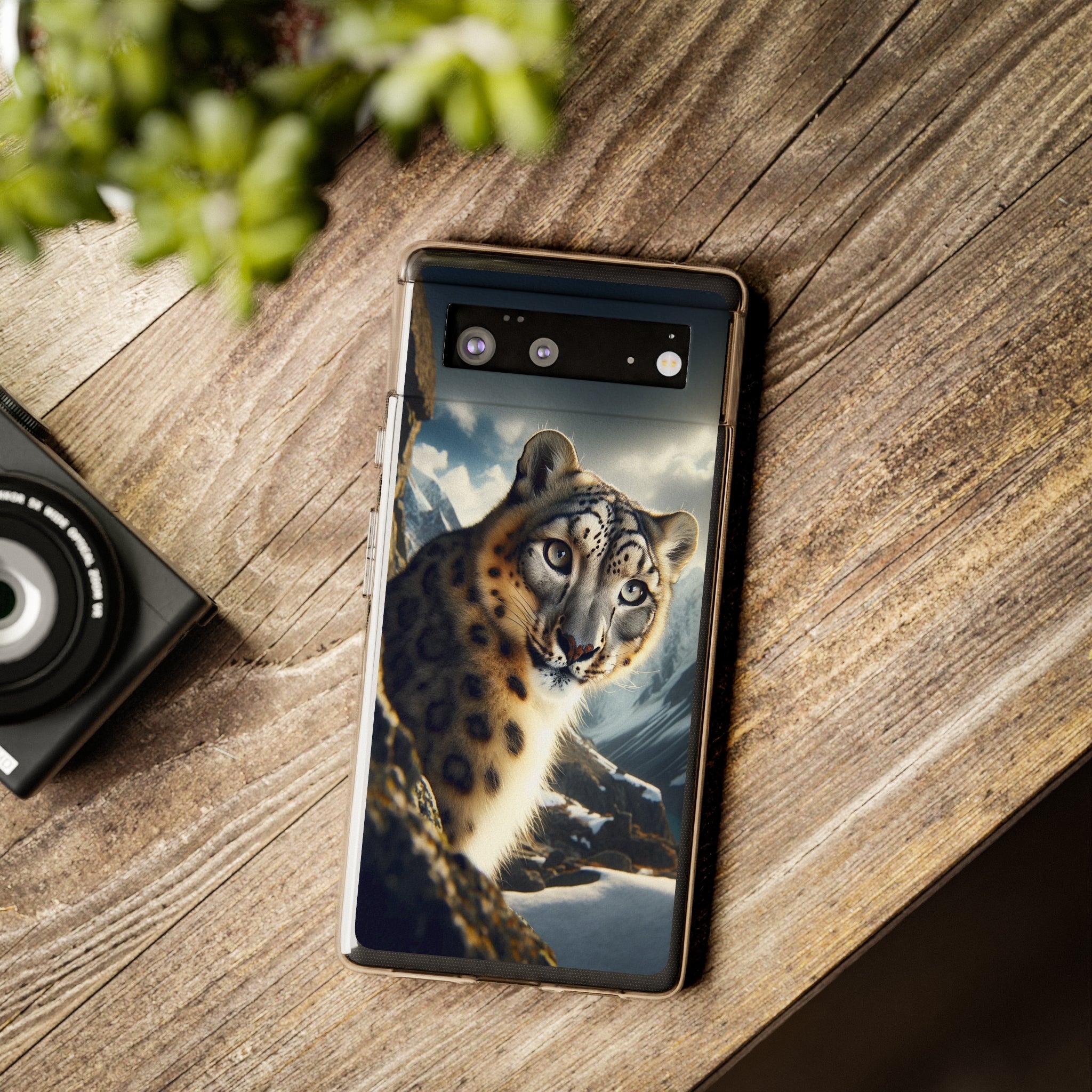 Snow Leopard - Soft Phone Case