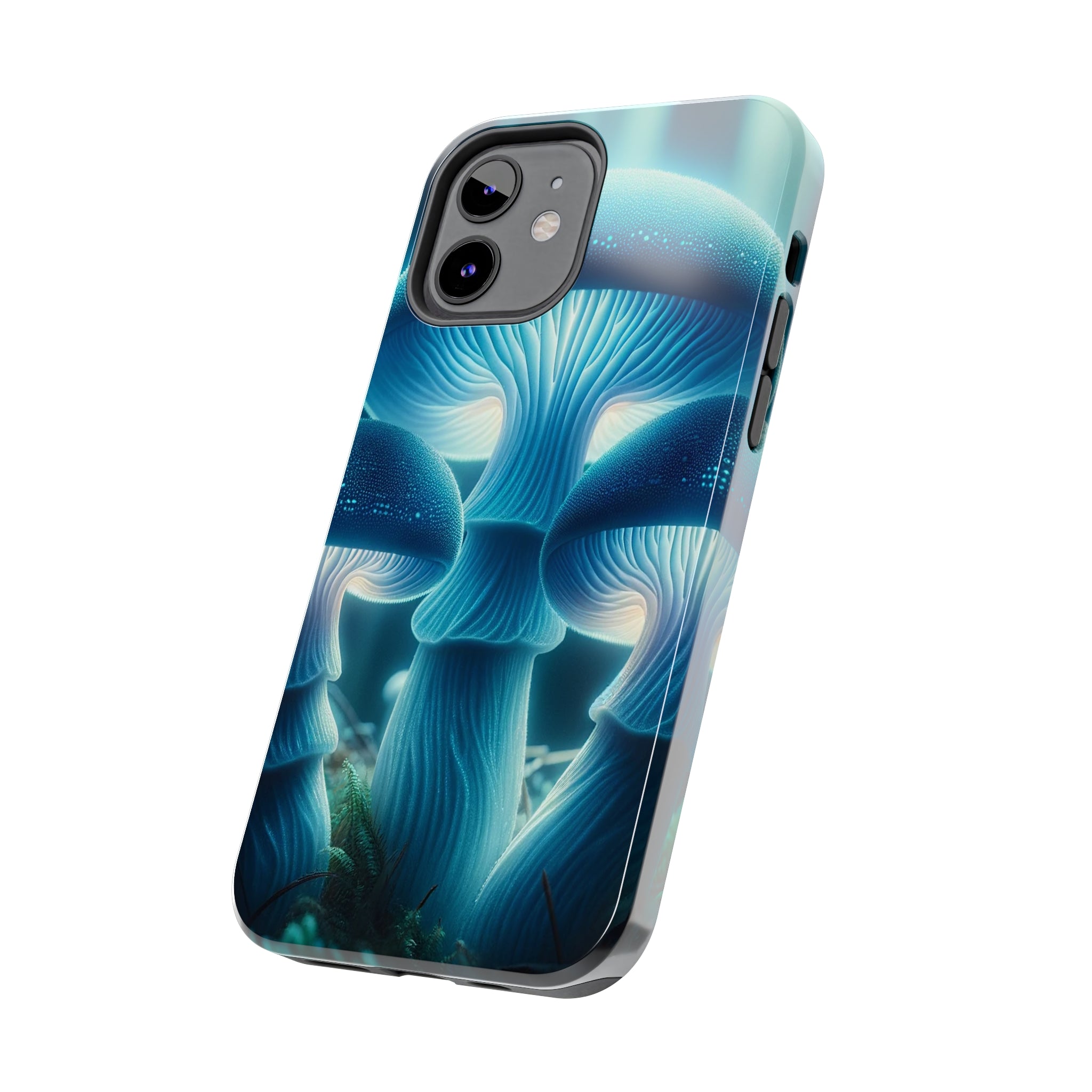 Blue Mushrooms - Tough Phone Case