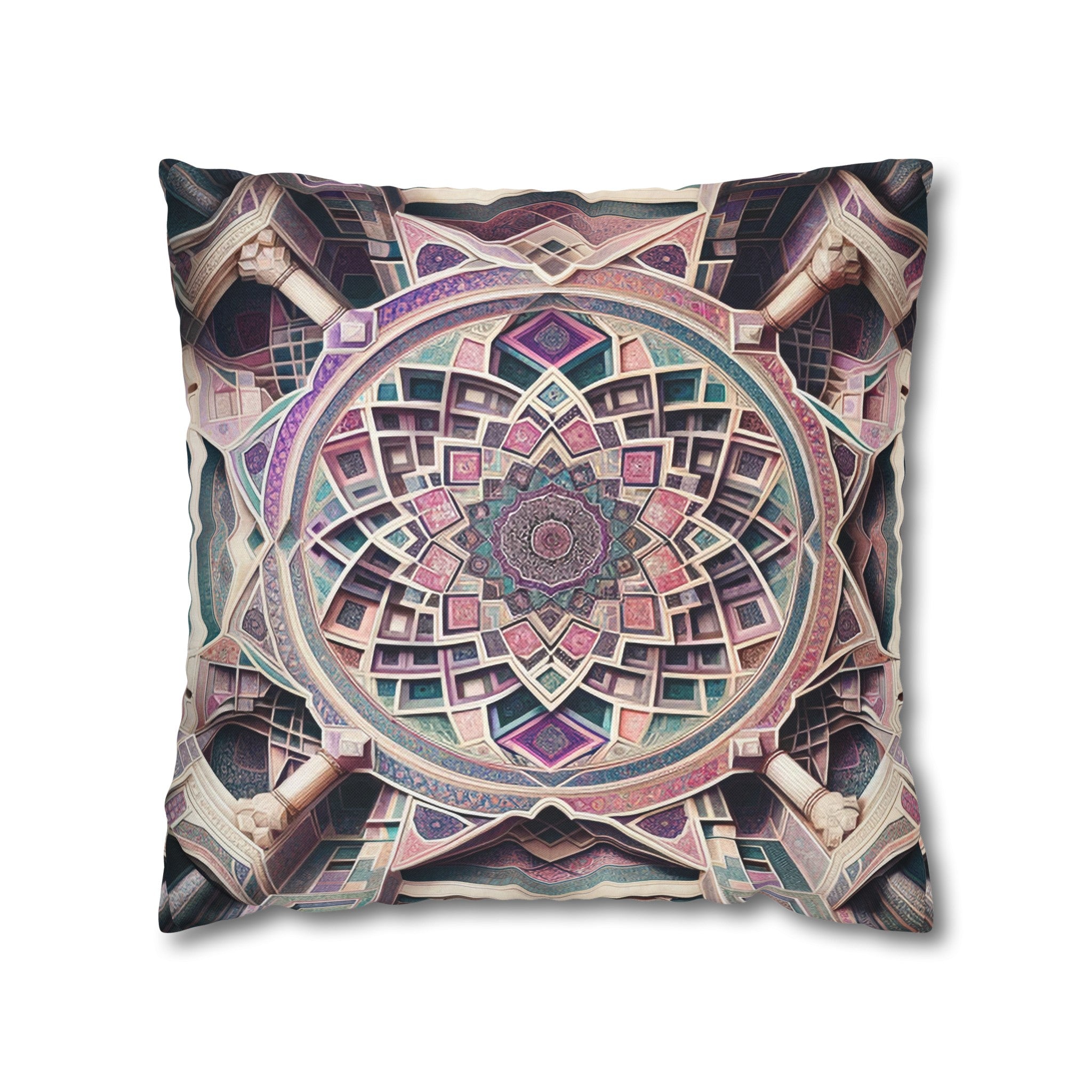 Persian Art 6 - Polyester Square Pillowcase