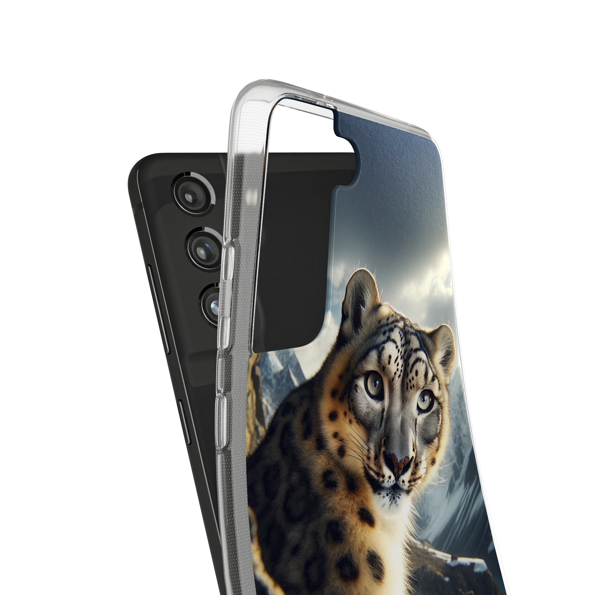 Snow Leopard - Soft Phone Case