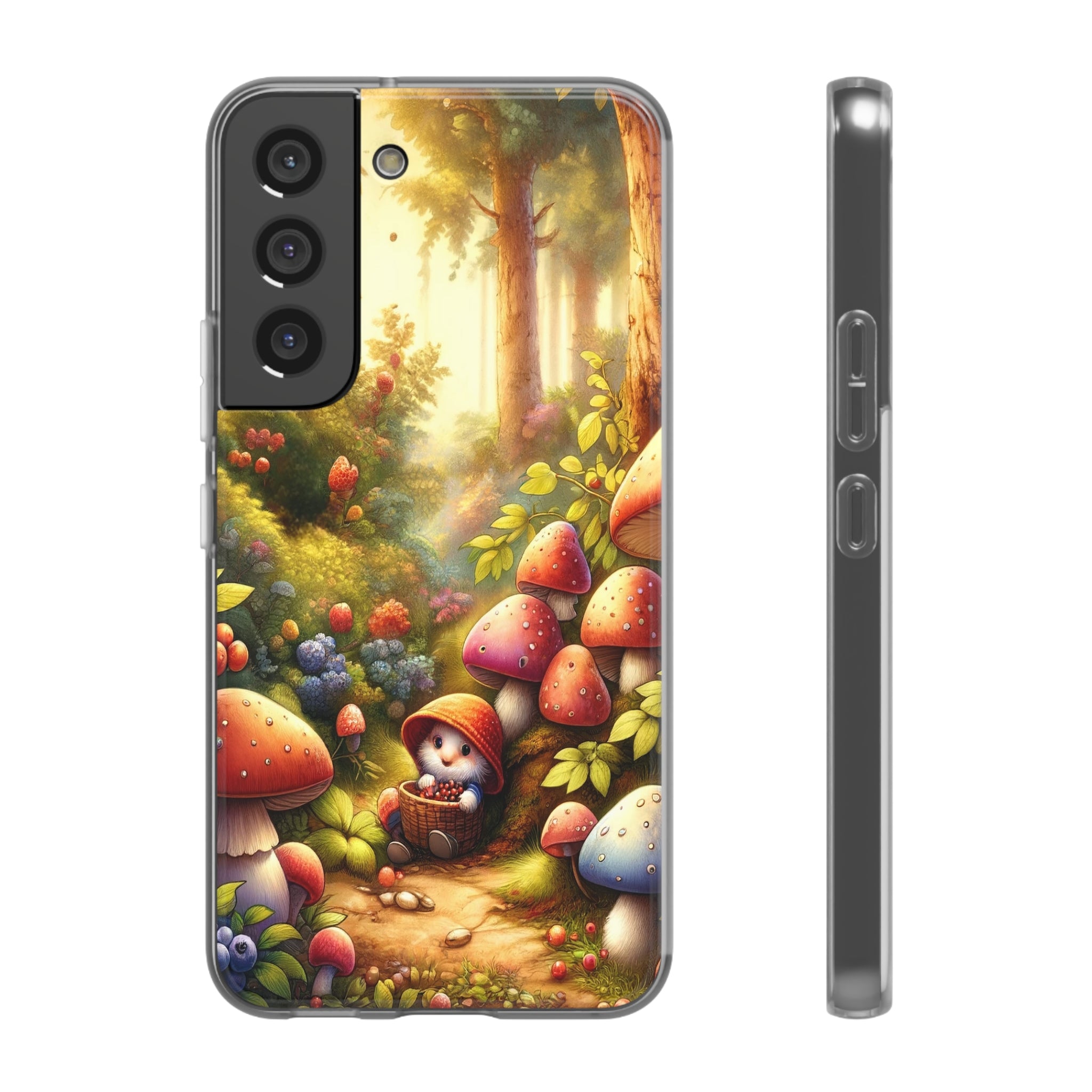 Gnome and mushrooms - Flexi Case (Samsung only)