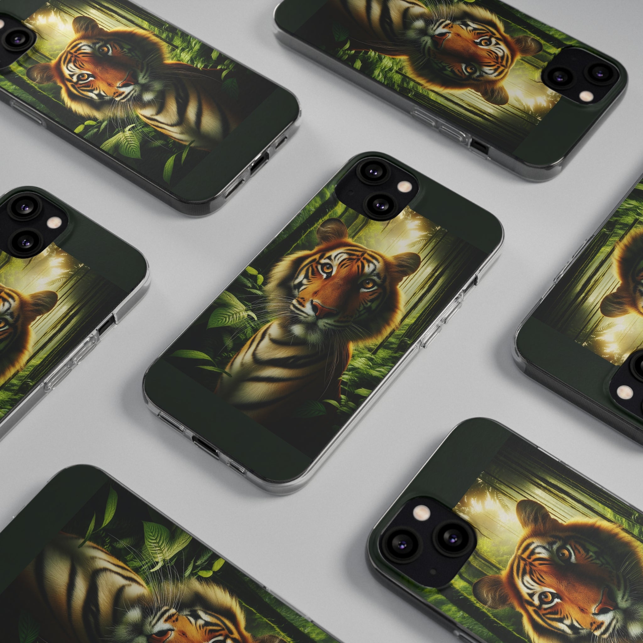 Curious Tiger - Soft Phone Cases