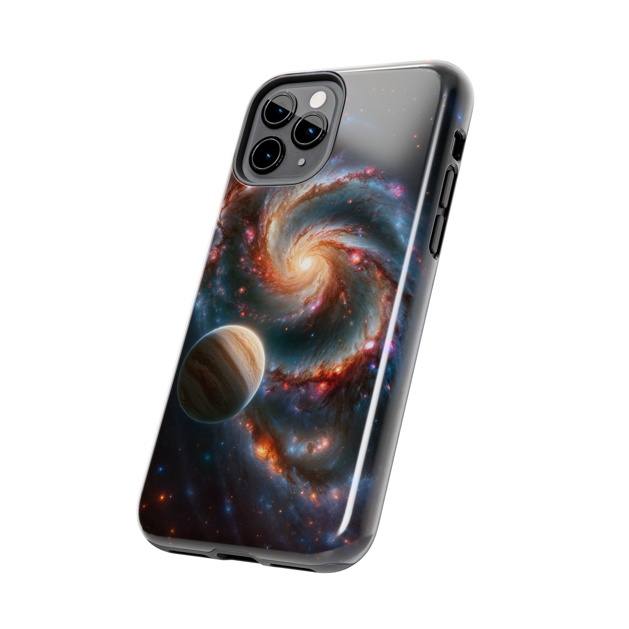 Yellow planet and wormhole - Tough Phone Case