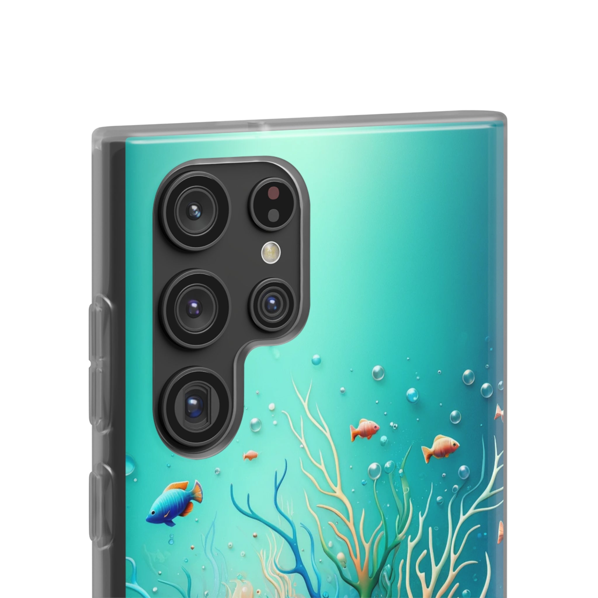 Fish around coral reef - Flexi Case (Samsung only)