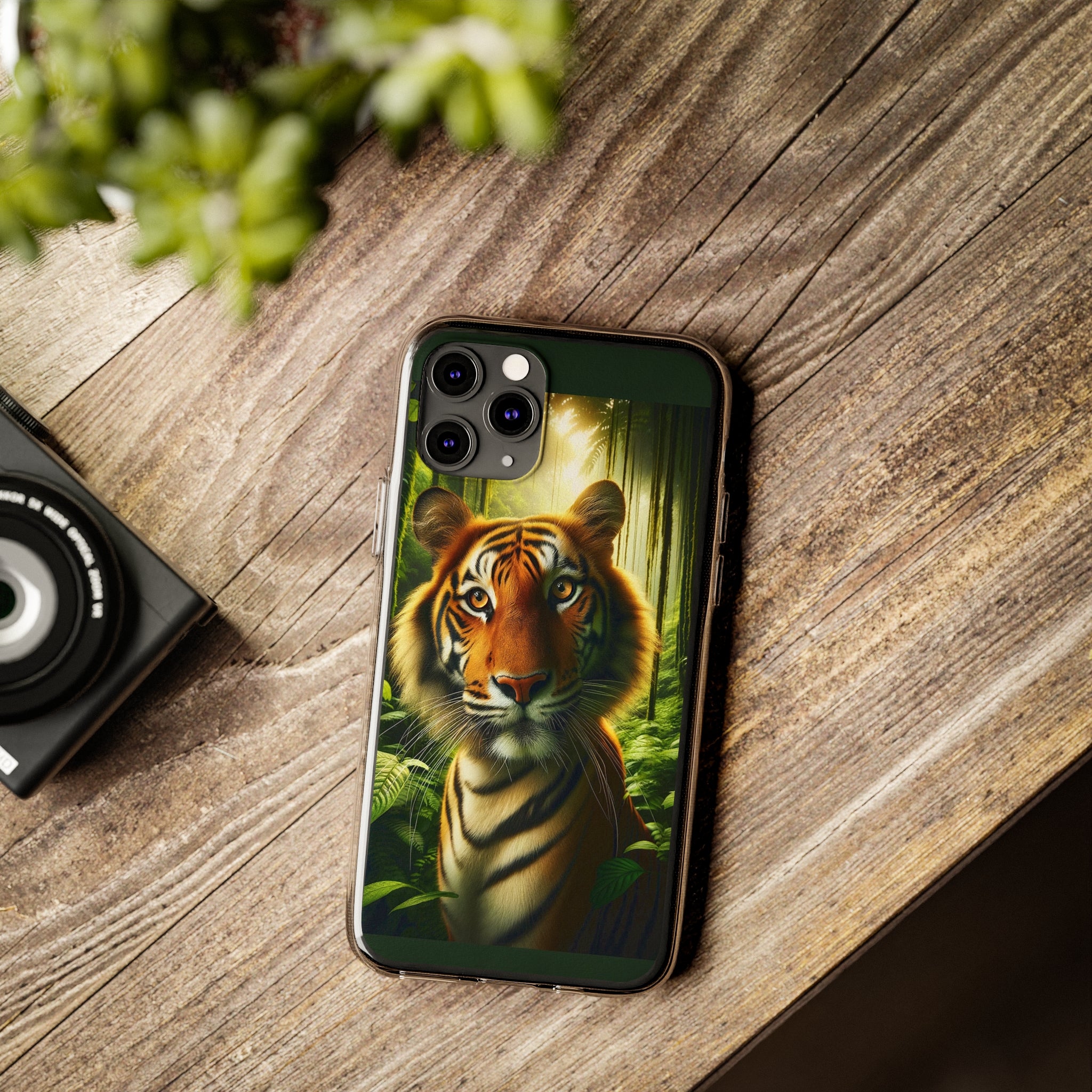 Curious Tiger - Soft Phone Cases