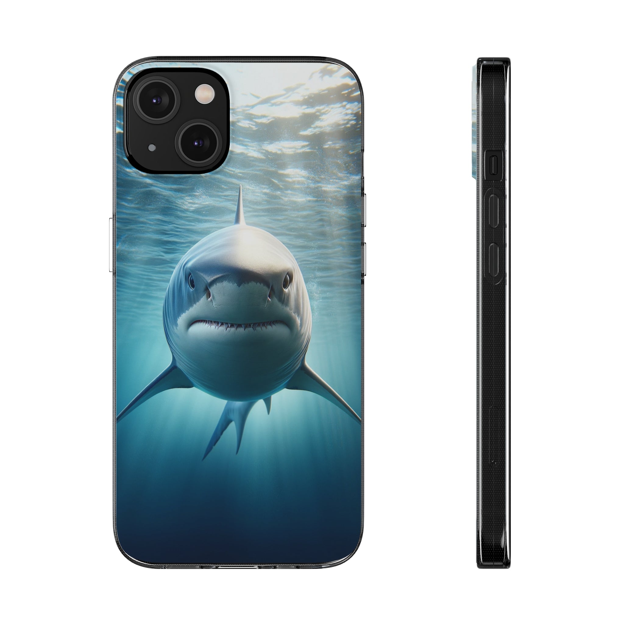 Curious Shark - Soft Phone Case