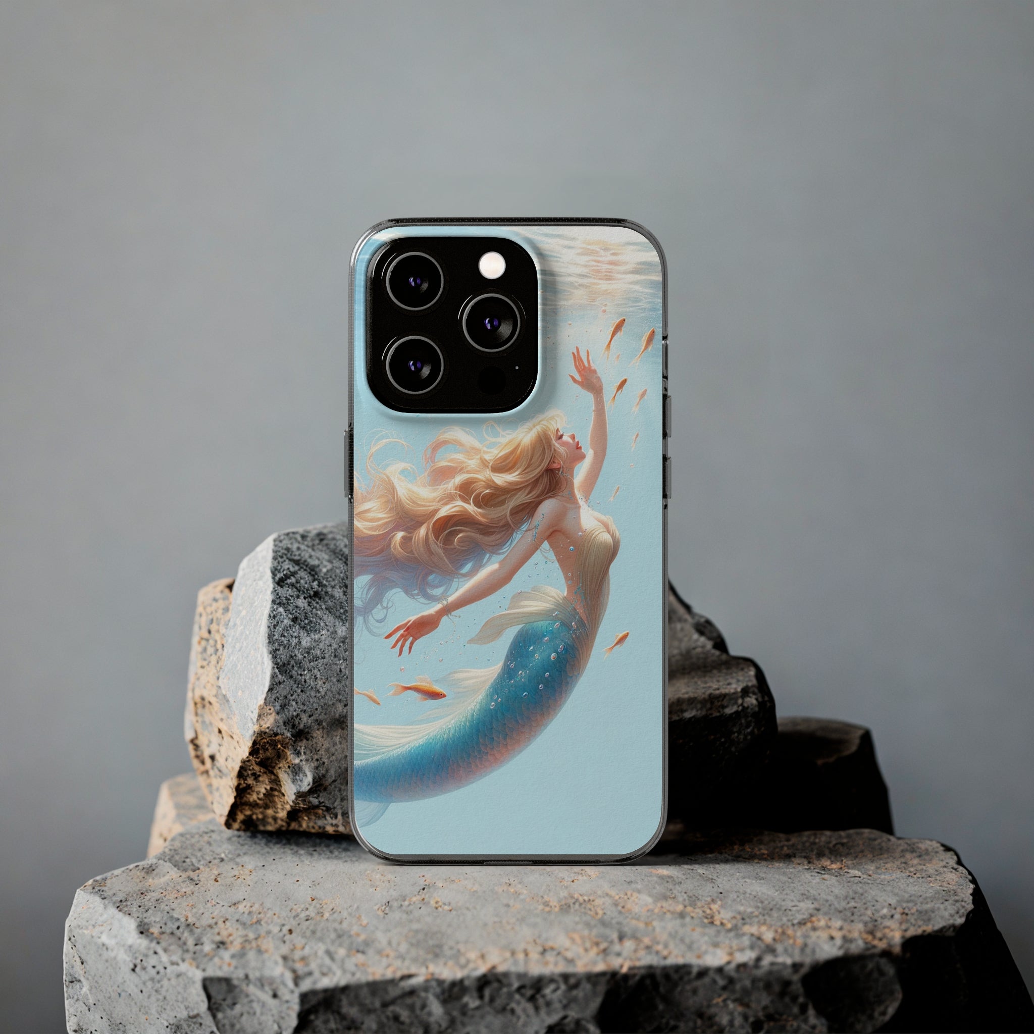 Blond Mermaid - Soft Phone Case