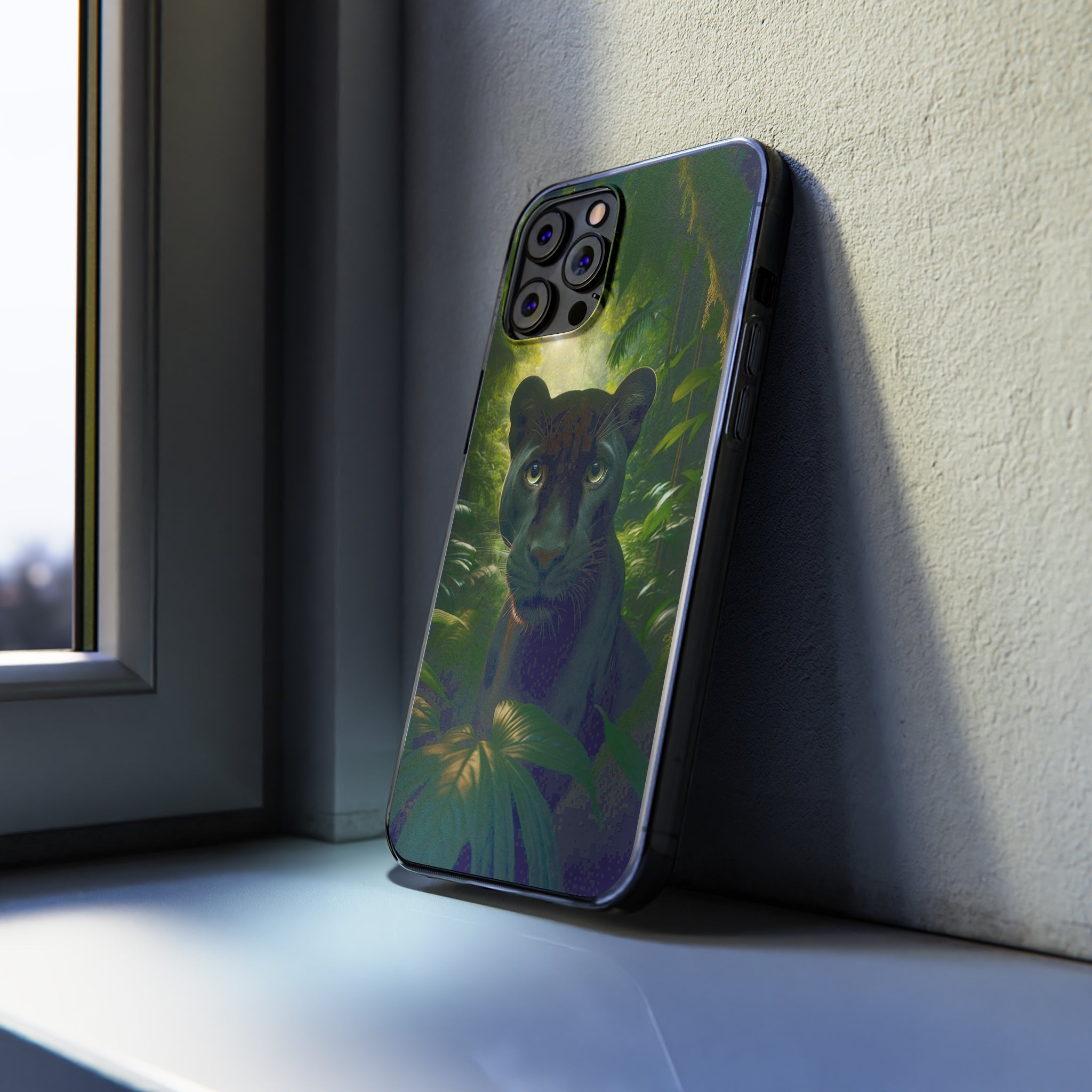 Curious Panther - Soft Phone Case