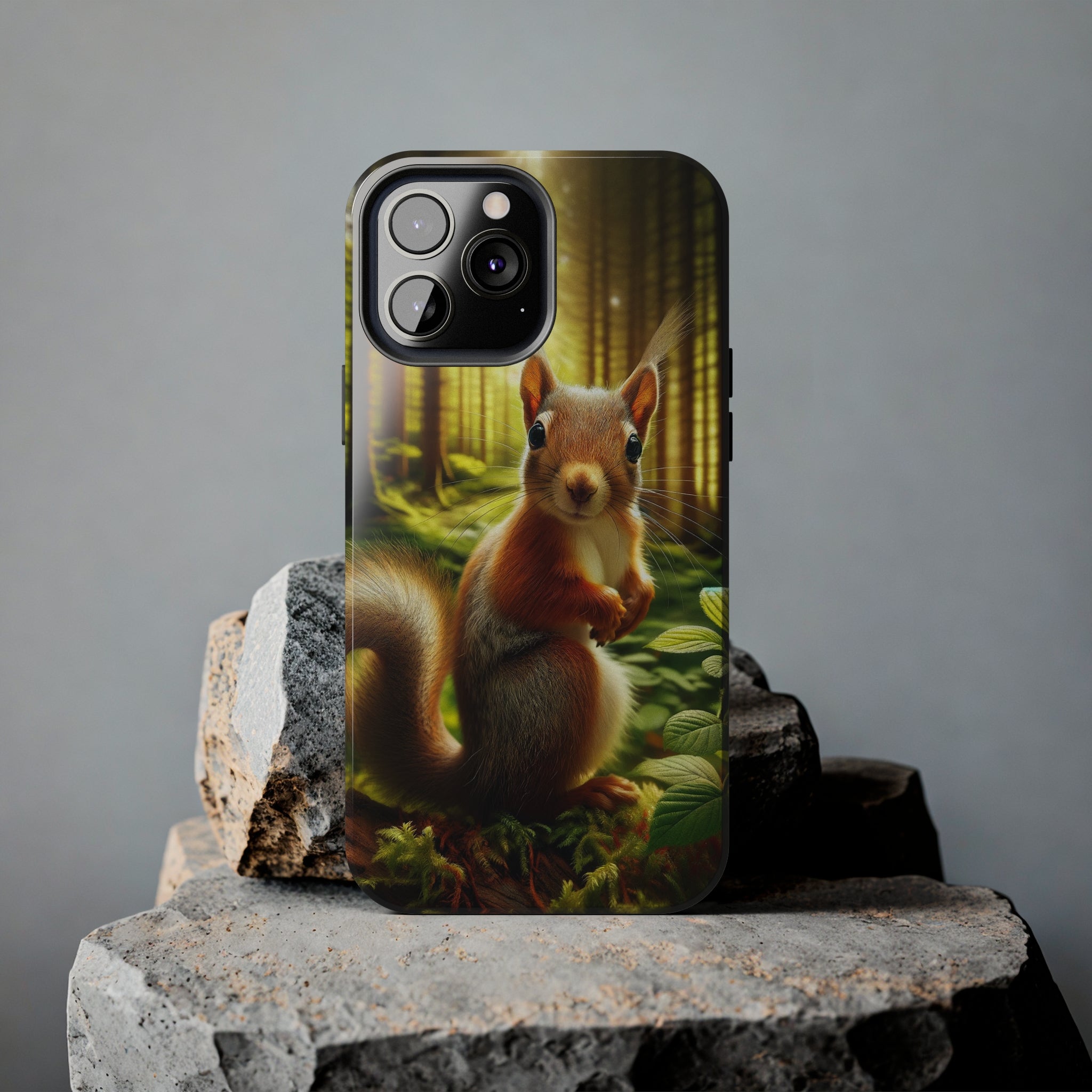 Curious squirrel - Tough Phone Case