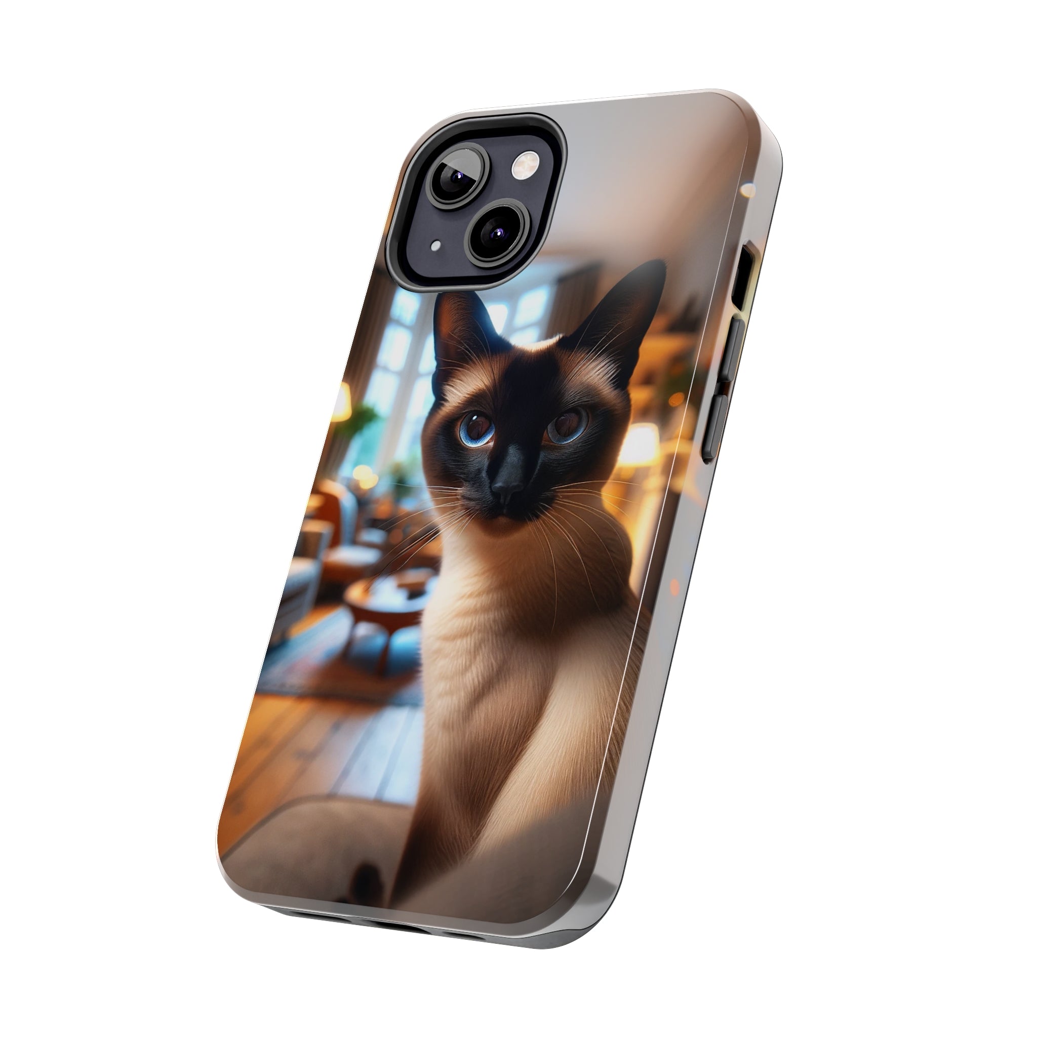 Curious cat - Tough Phone Case