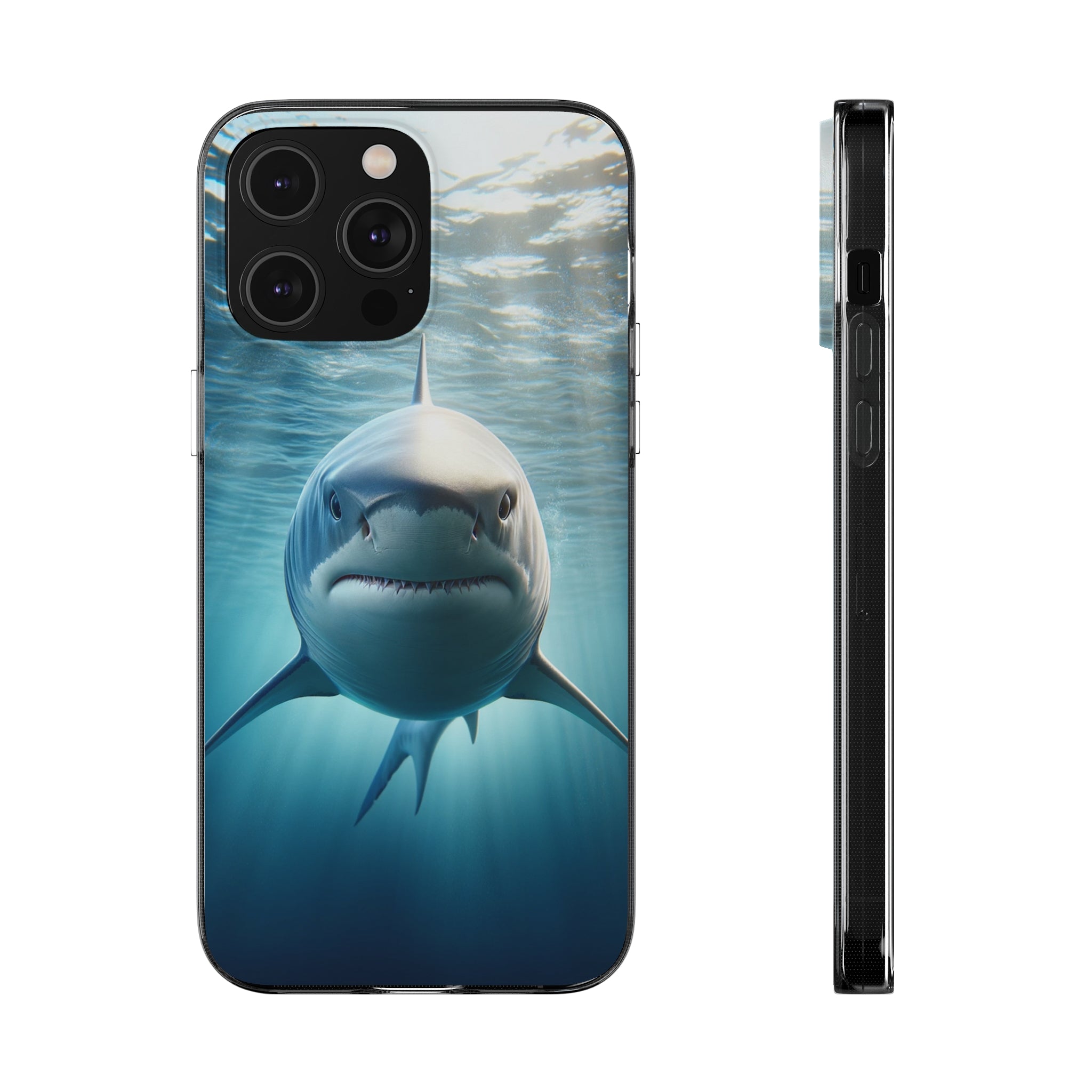 Curious Shark - Soft Phone Case